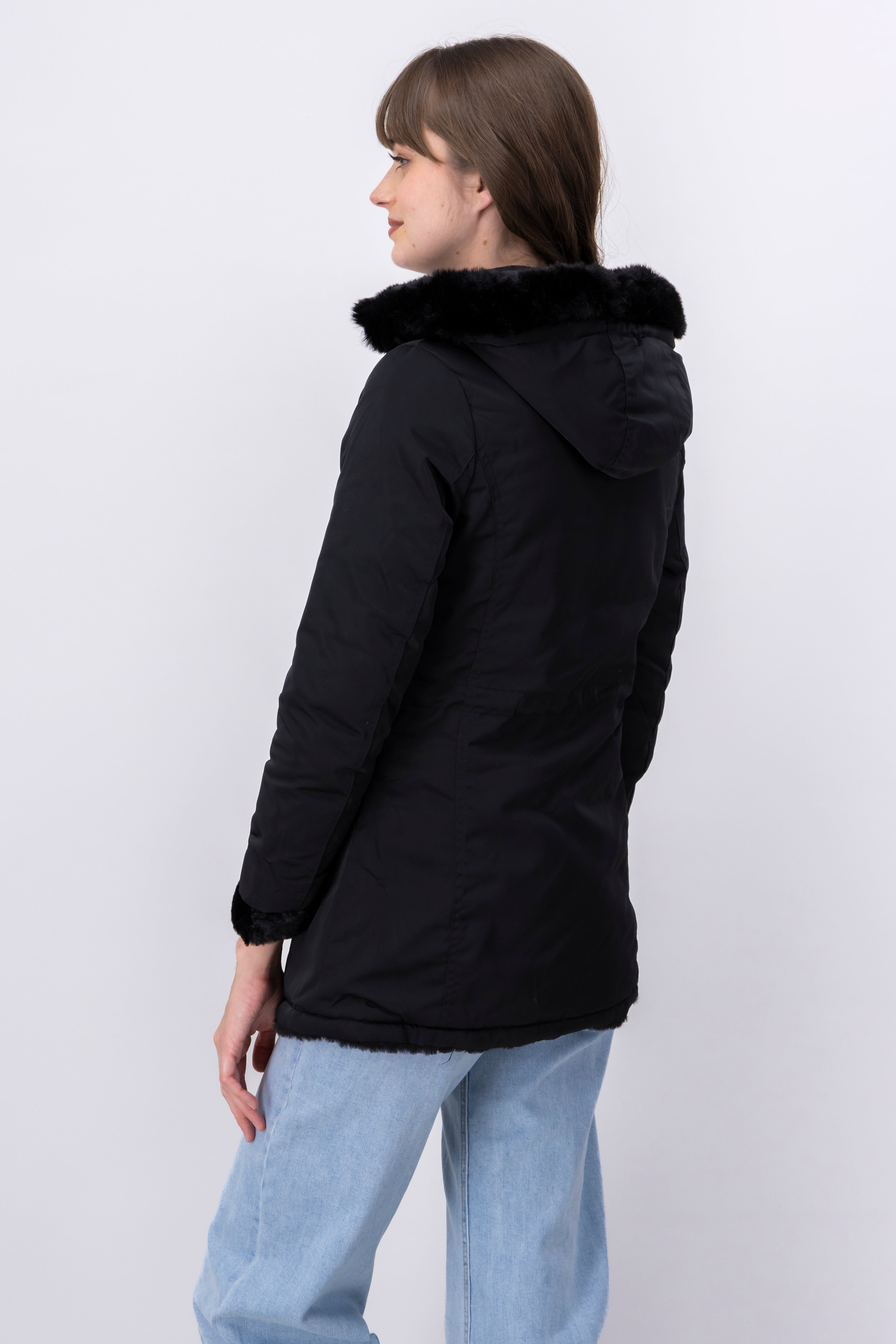 Reversible Puffer Jacket BLACK