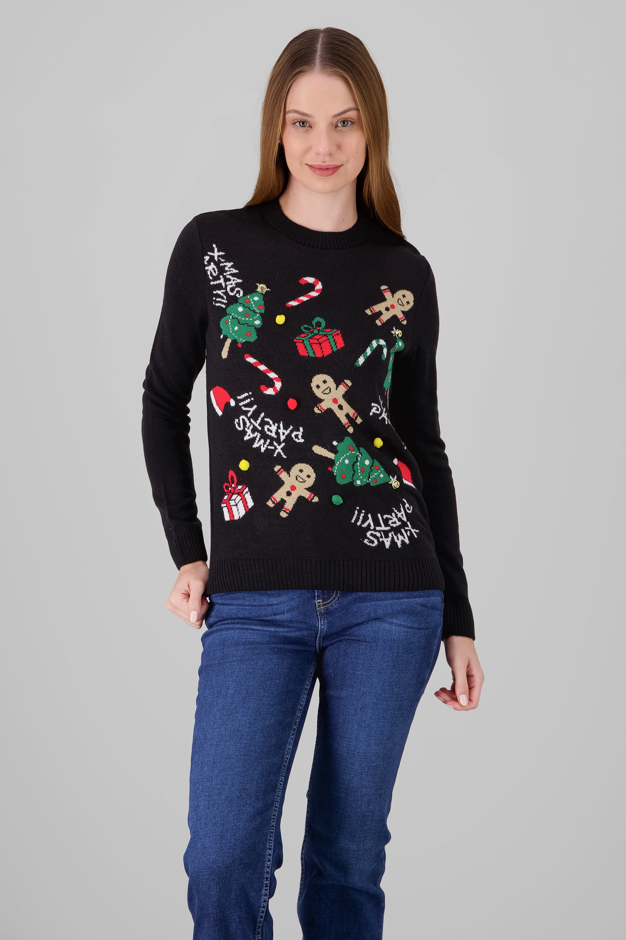 X-Mas Party Sweater BLACK COMBO