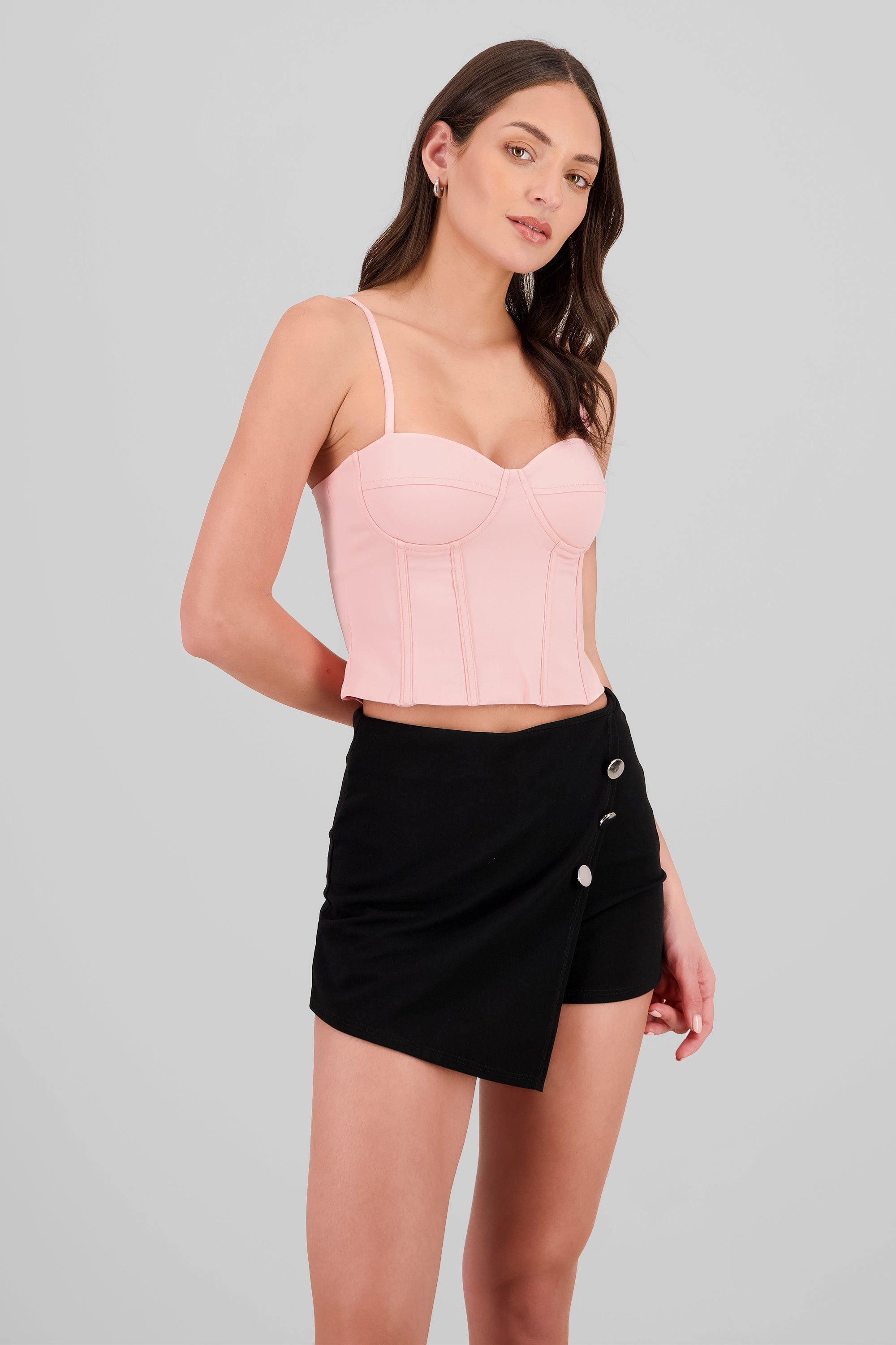 Padded corset top BLUSH