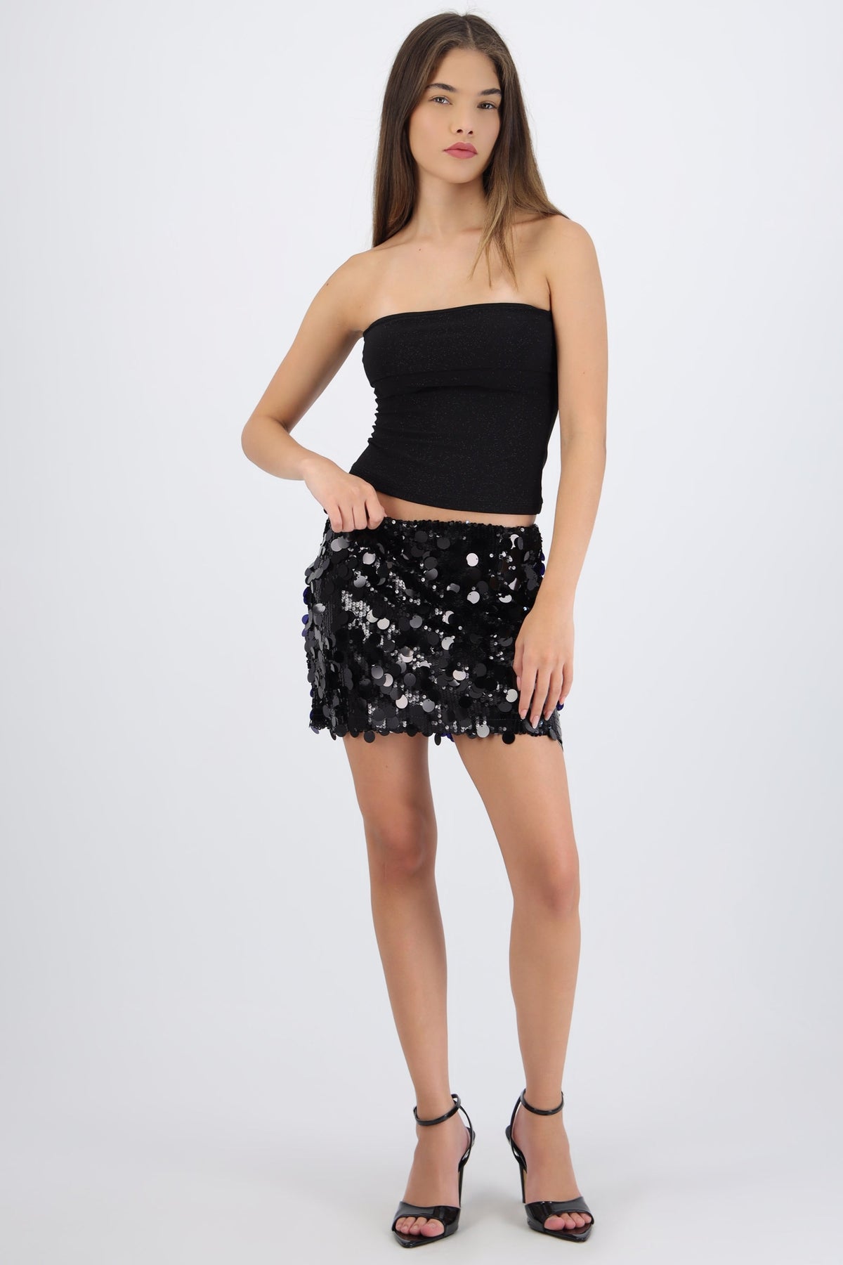 Mini Sequin Skirt
