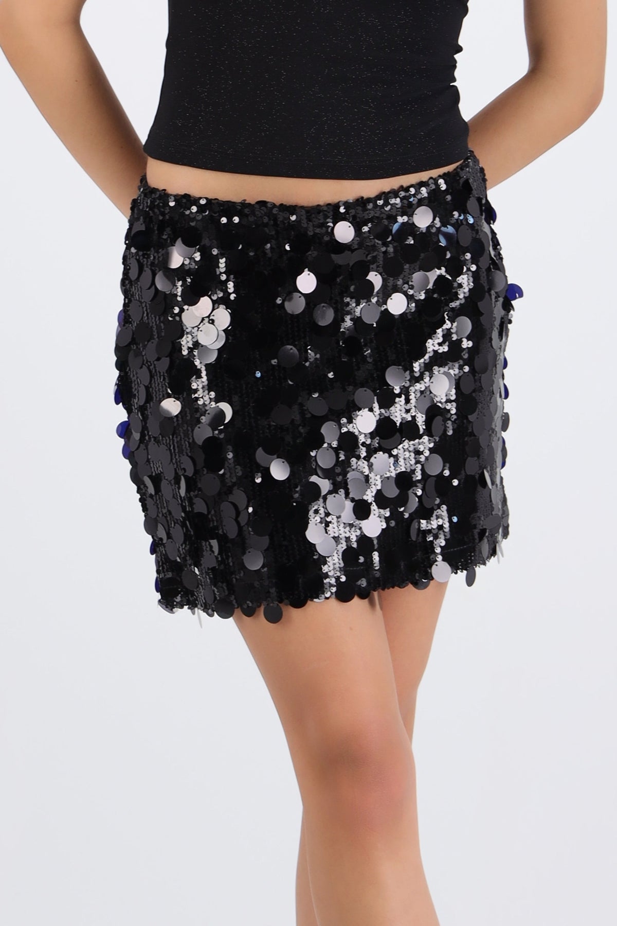 Mini Sequin Skirt