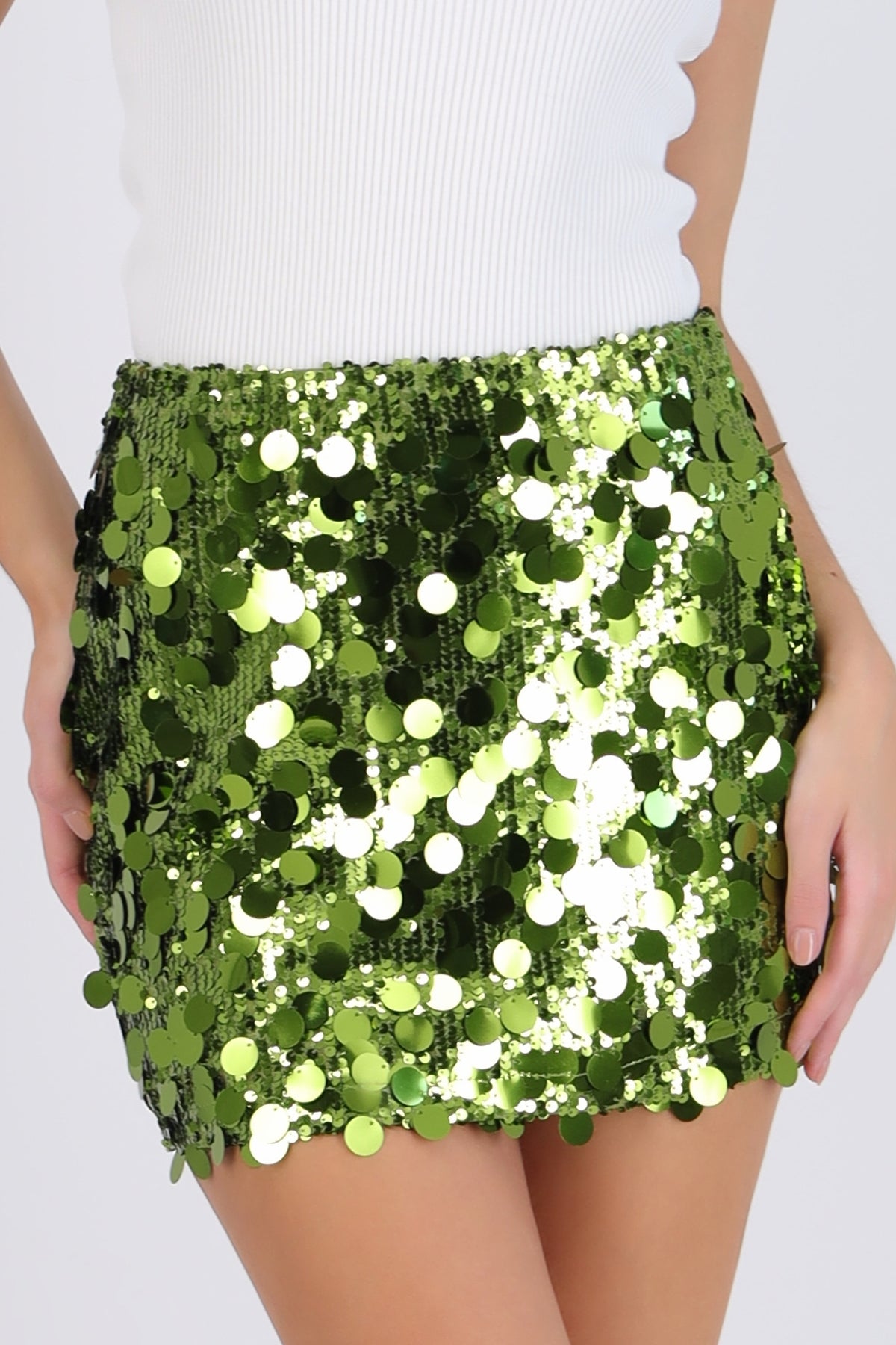 Mini Sequin Skirt