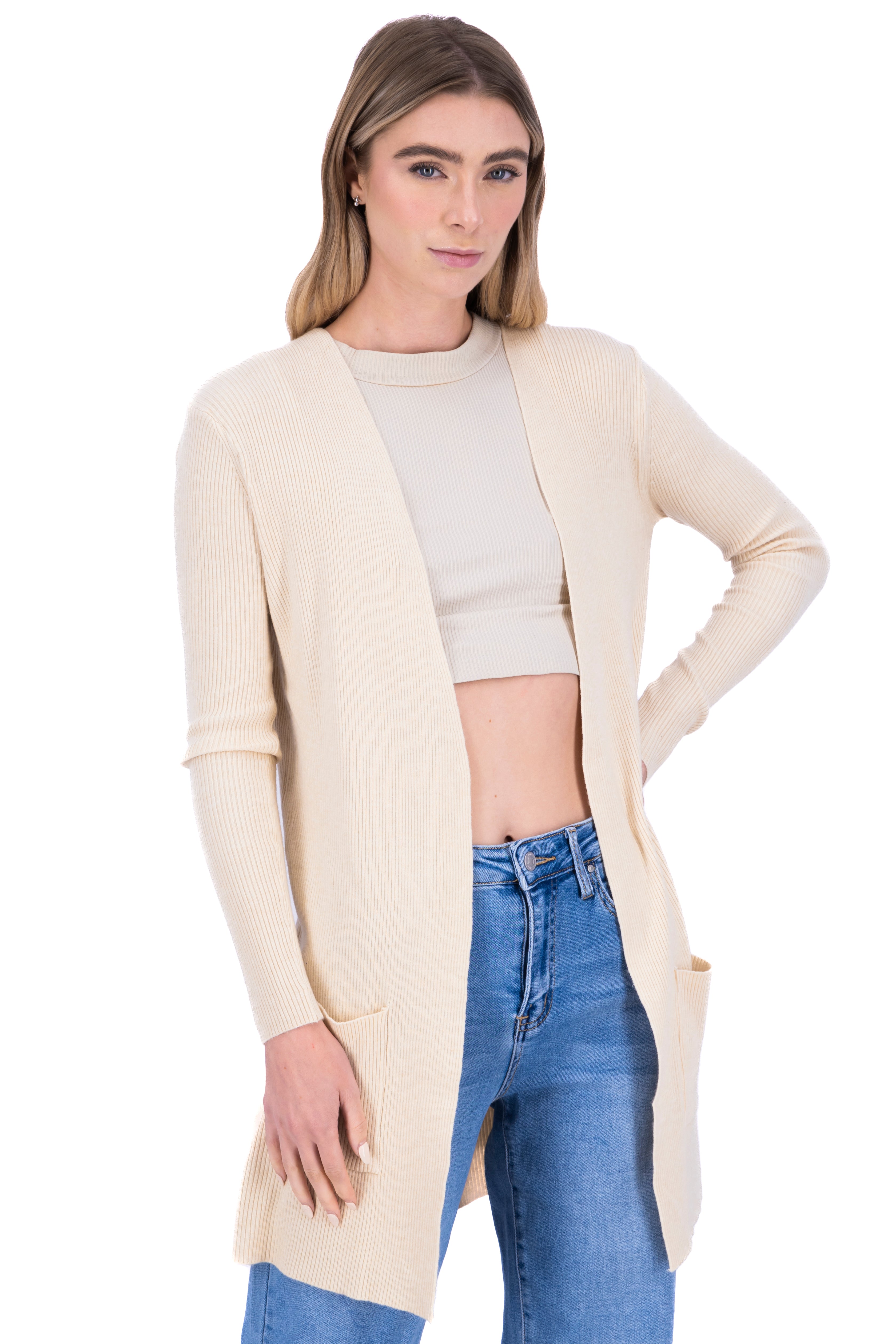 Basic Soft Cardigan IVORY