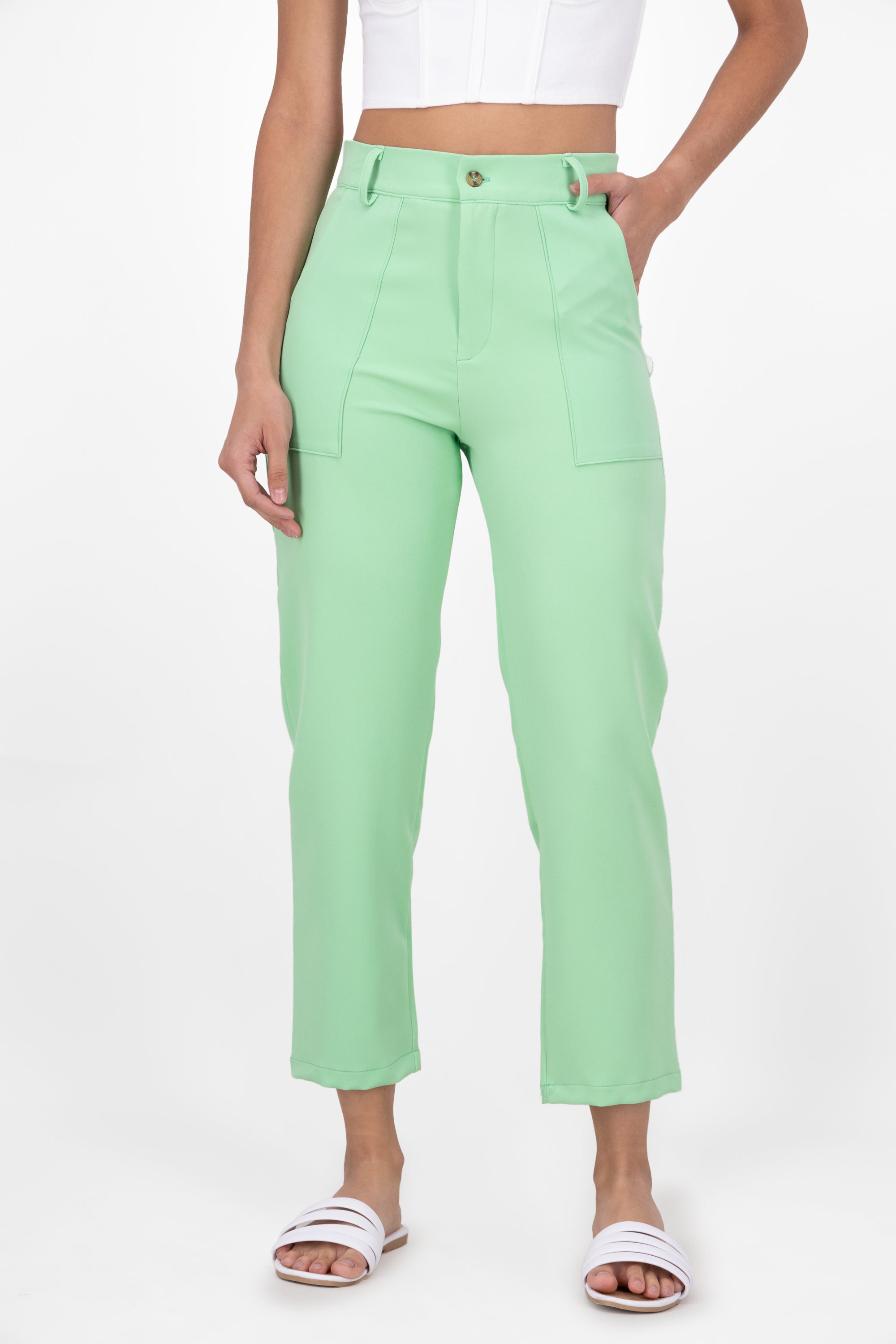 HighWaisted Pant with Pockets MINT