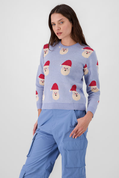 Santa Claus Sweater OLIVE COMBO