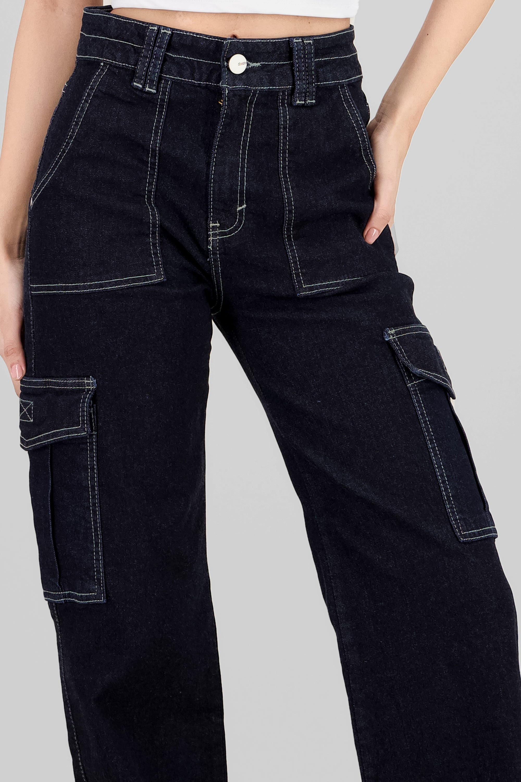 Cargo pocket jeans RINSE