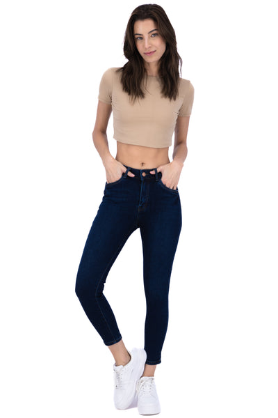 Mid waist skinny jeans DARK WASH