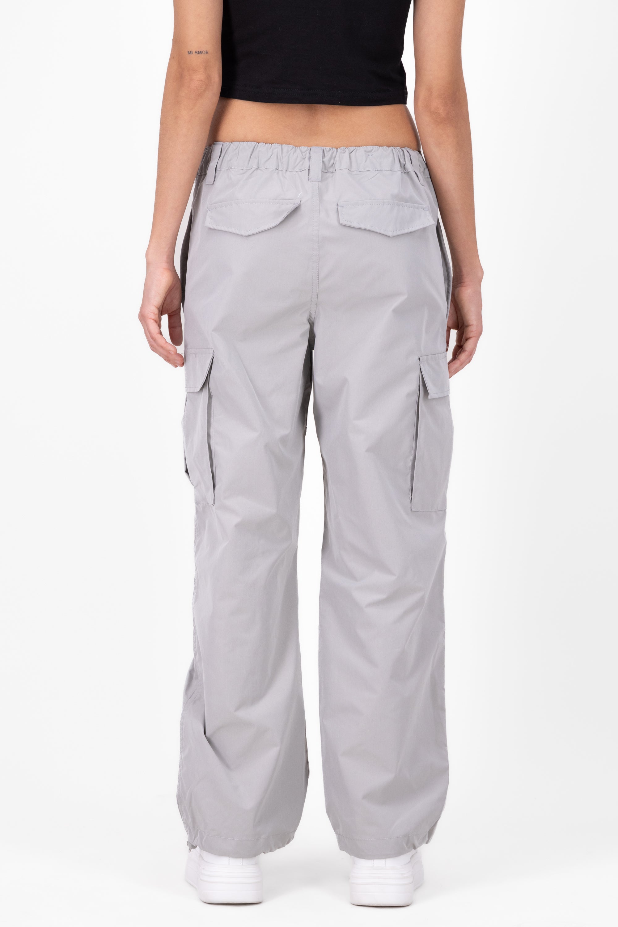 Basic Parachute Pants GREY