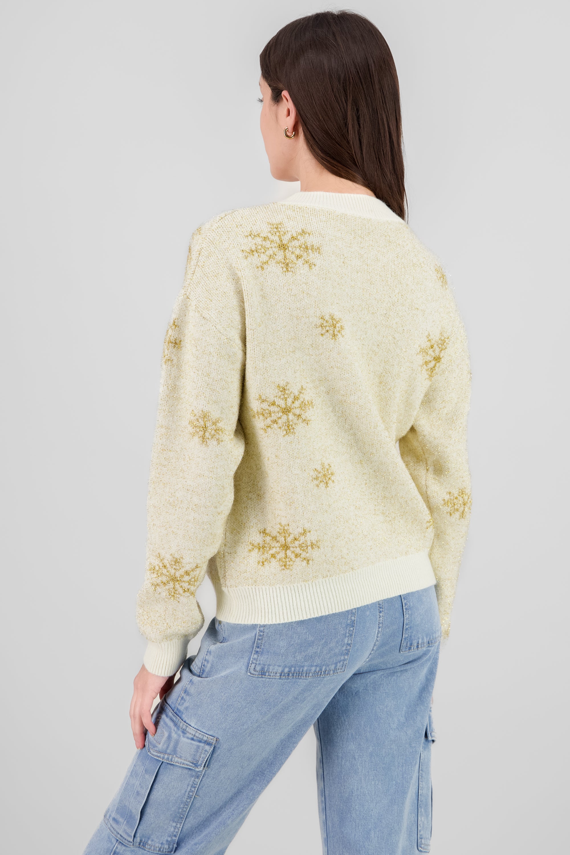 Christmas Sweater with Glitter CREAM