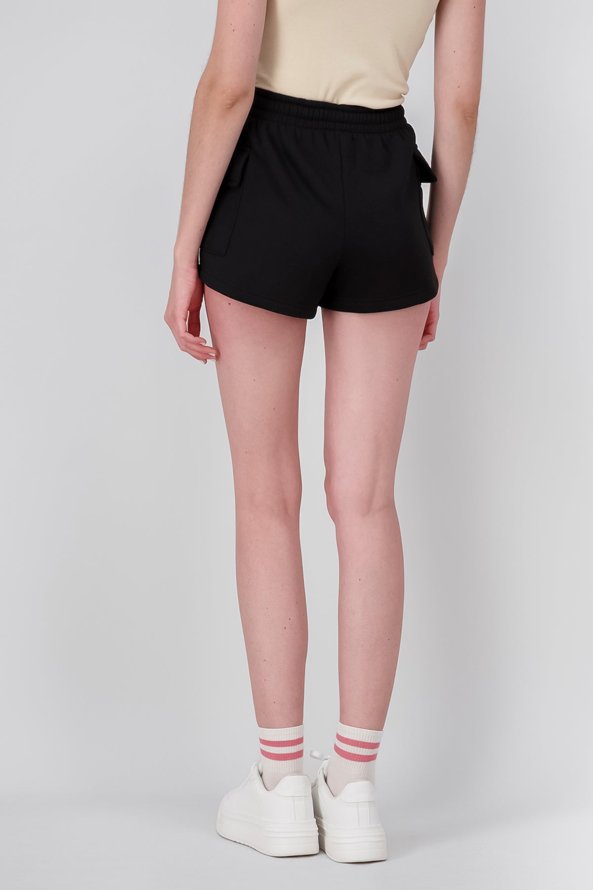 Sporty Mini Shorts BLACK