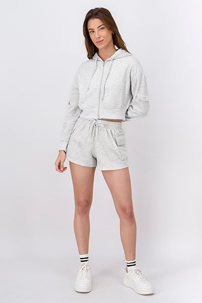 Sporty Mini Shorts GRAY