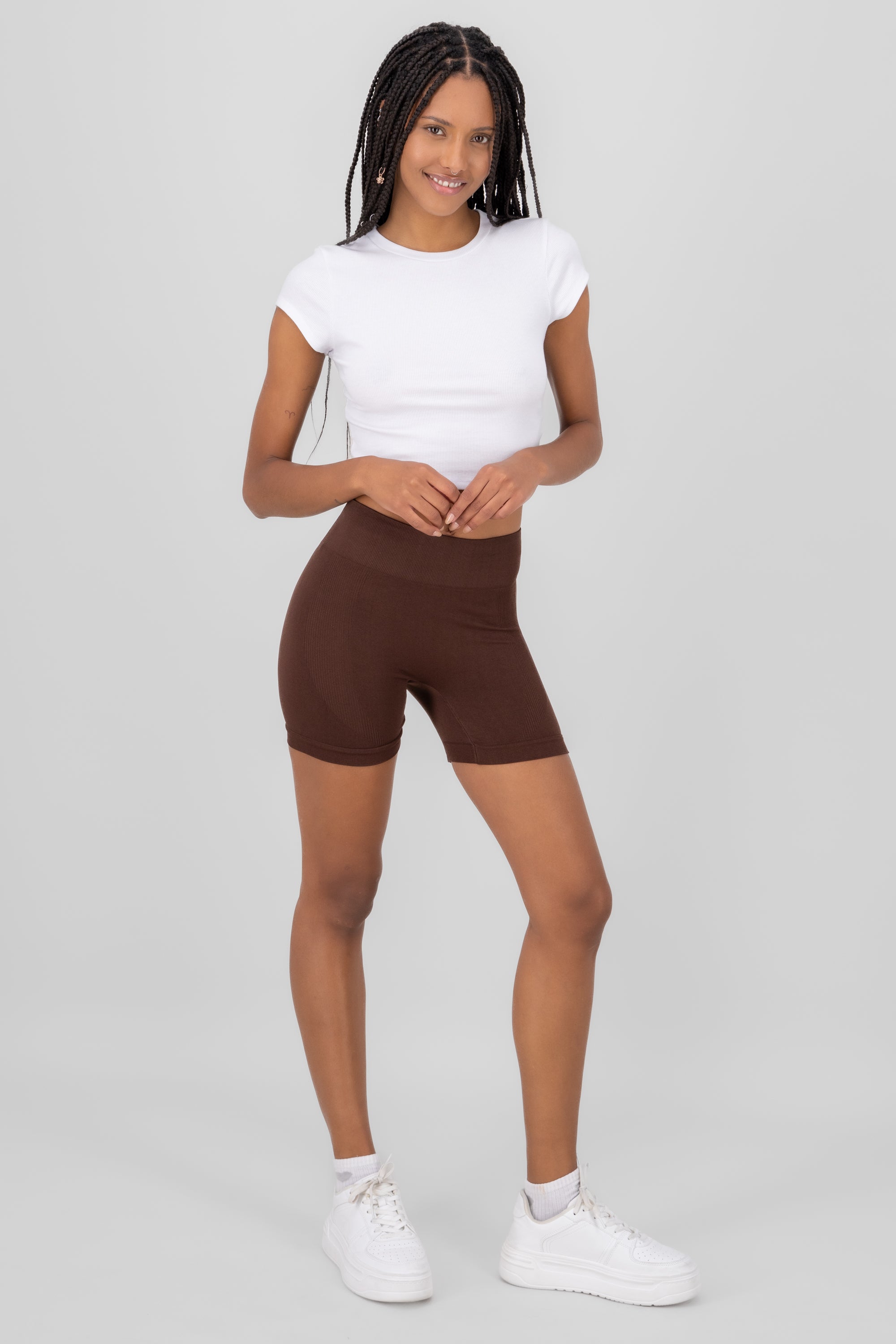 Basic Biker Shorts CHOCOLATE