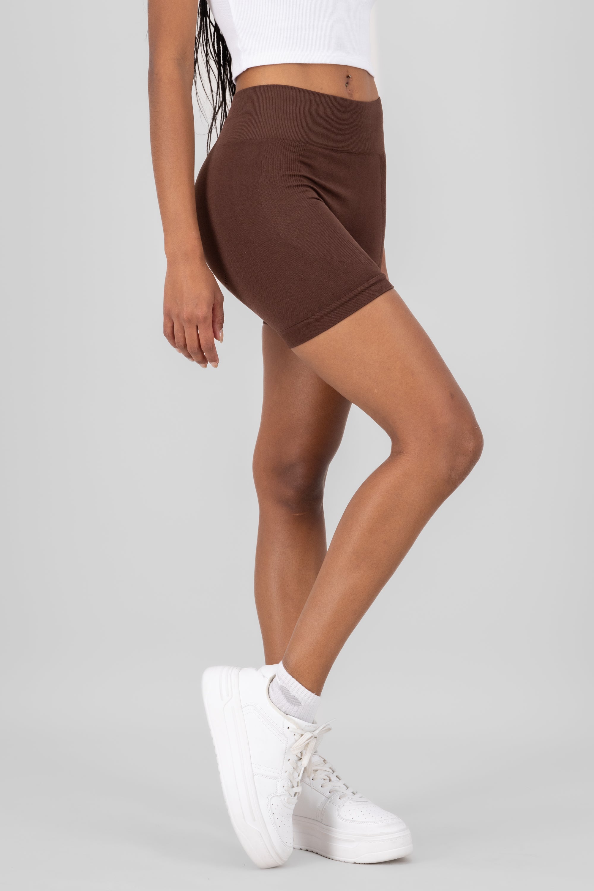 Basic Biker Shorts CHOCOLATE