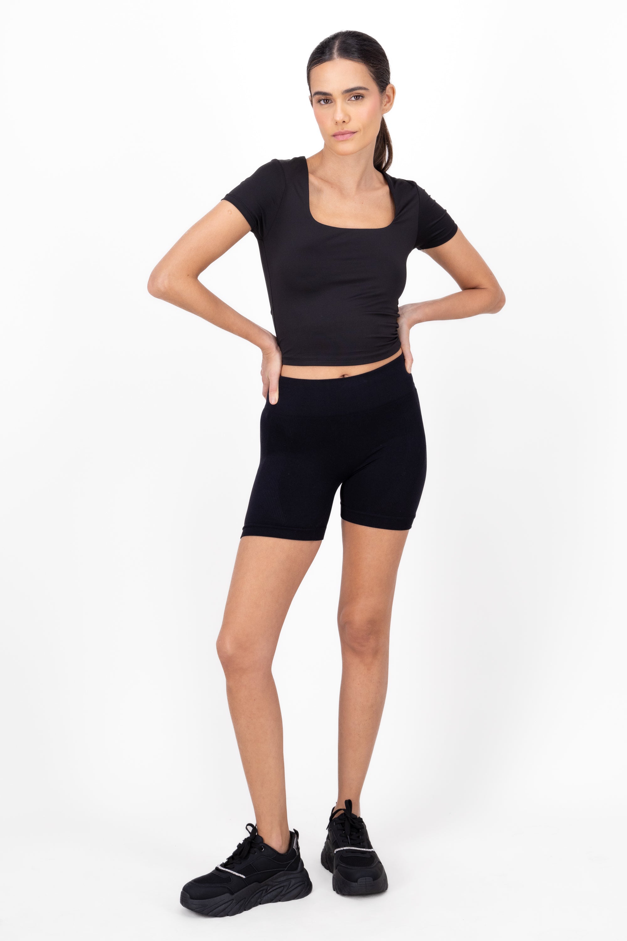 Basic Biker Shorts BLACK