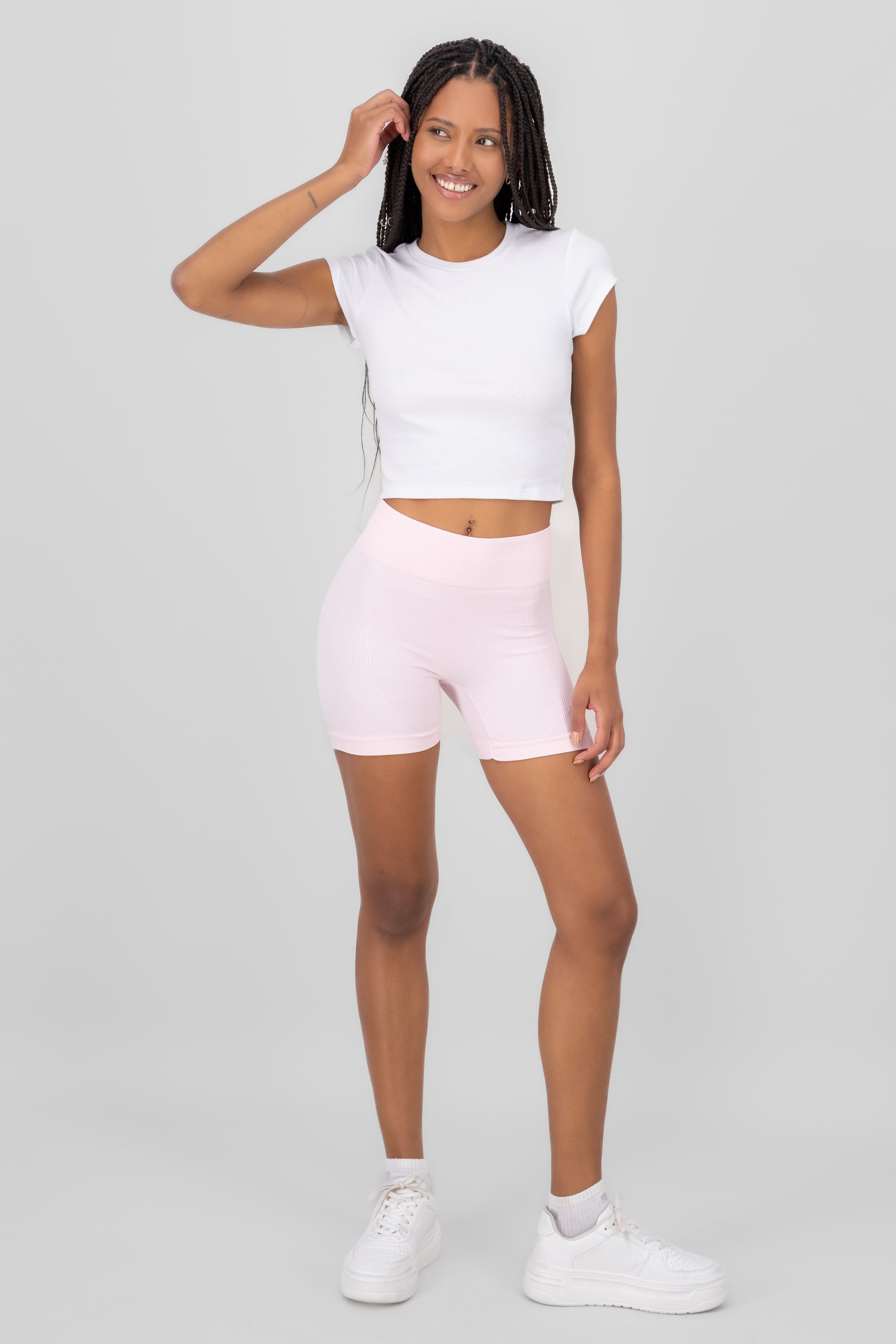 Basic Biker Shorts PASTEL PINK