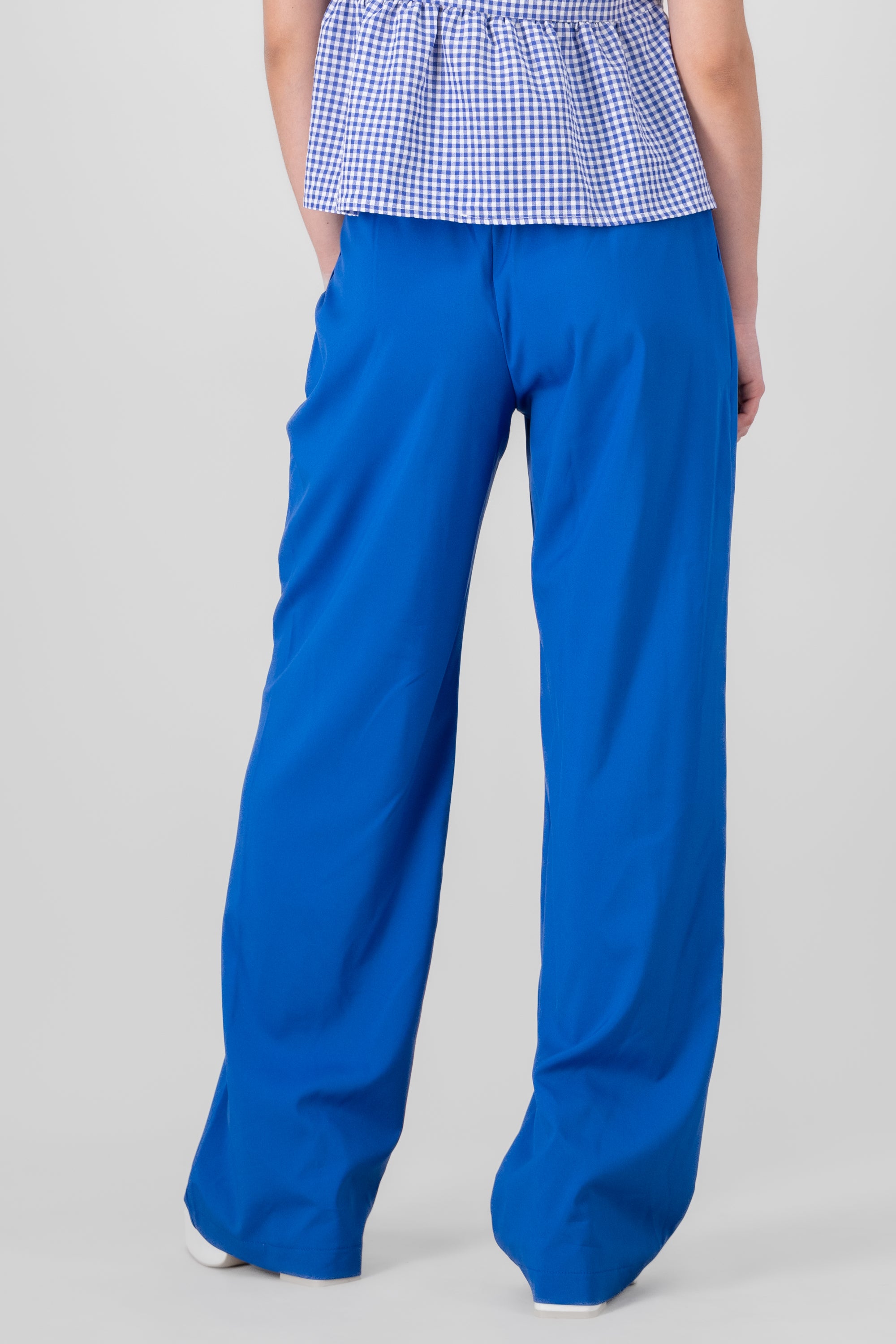 Basic Straight Leg Trousers ROYAL BLUE