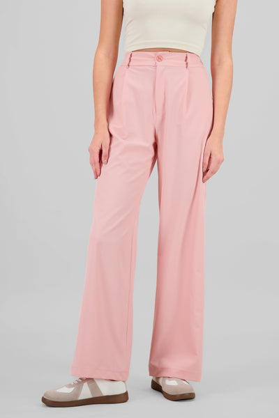 Basic Straight Leg Trousers LAVENDER