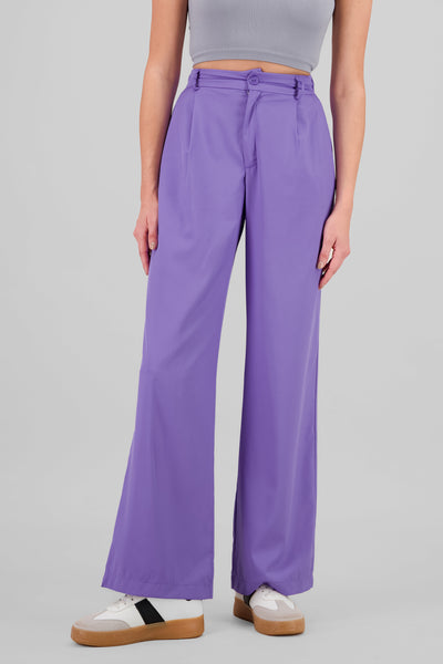 Basic Straight Leg Trousers LAVENDER