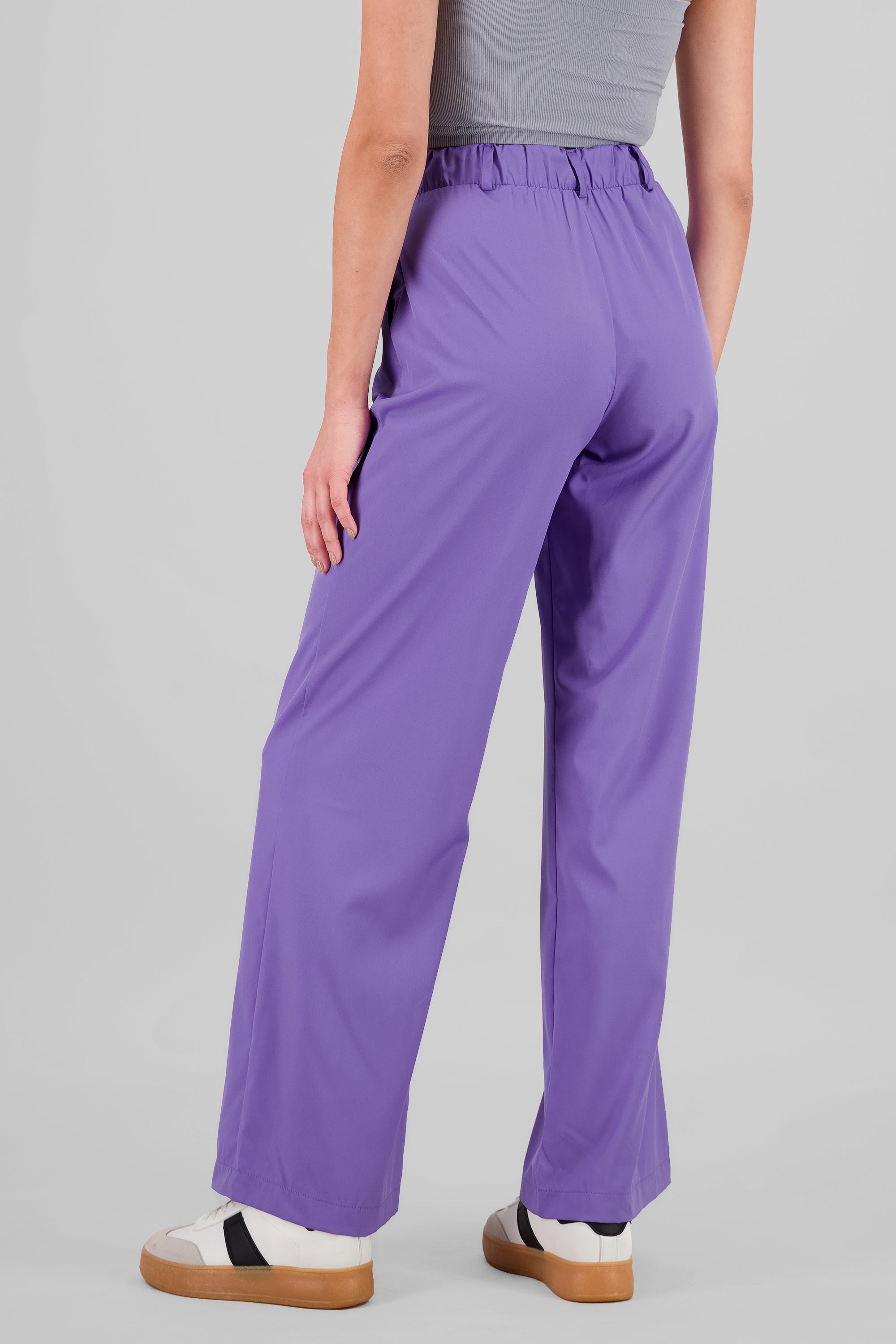 Basic Straight Leg Trousers LAVENDER