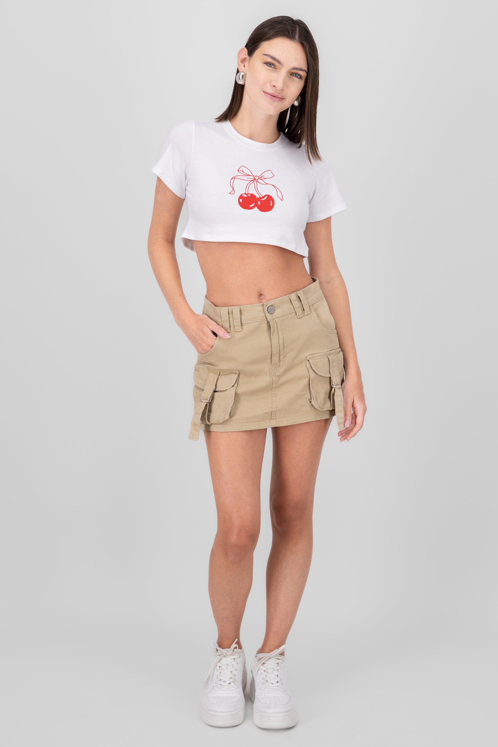 Mini Cargo 2Pocket Skirt IVORY