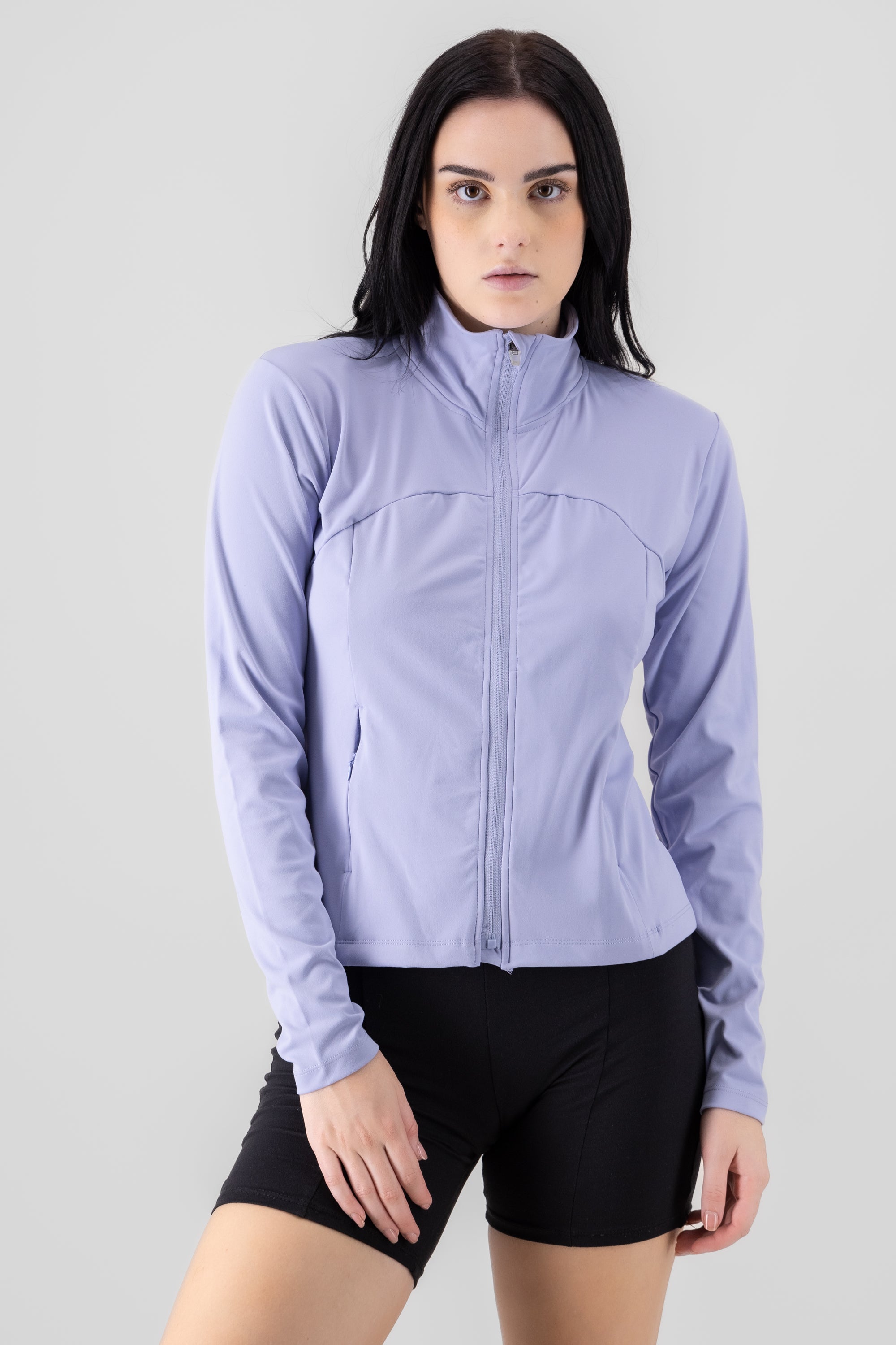 Sport Zip Up Workout Jacket BLUE