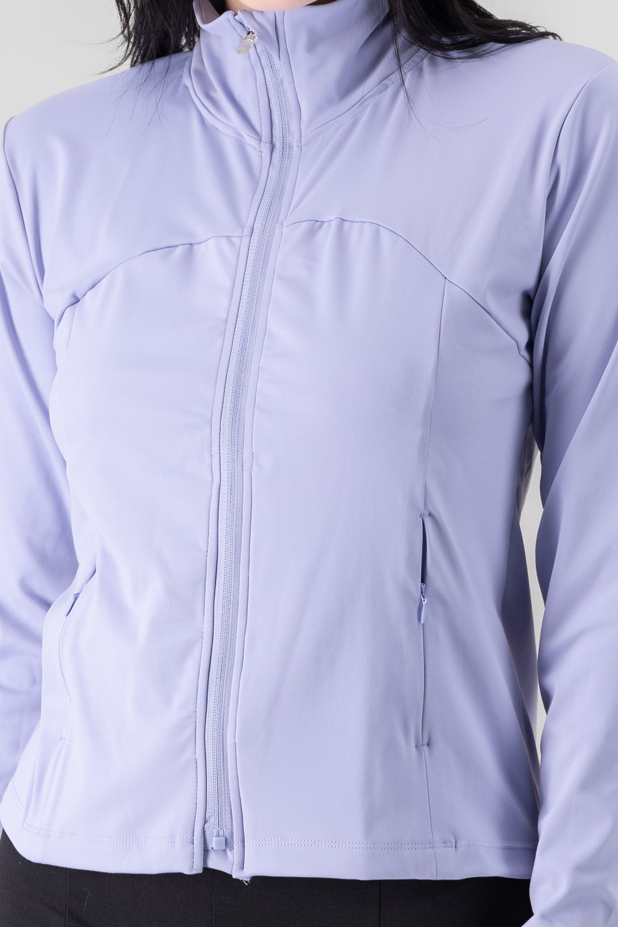 Sport Zip Up Workout Jacket BLUE