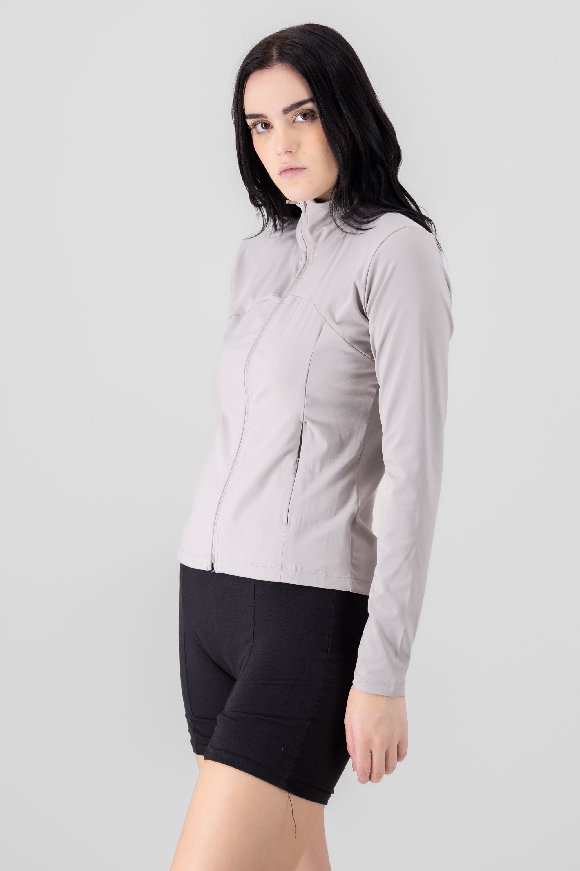 Sport Zip Up Workout Jacket GRAY