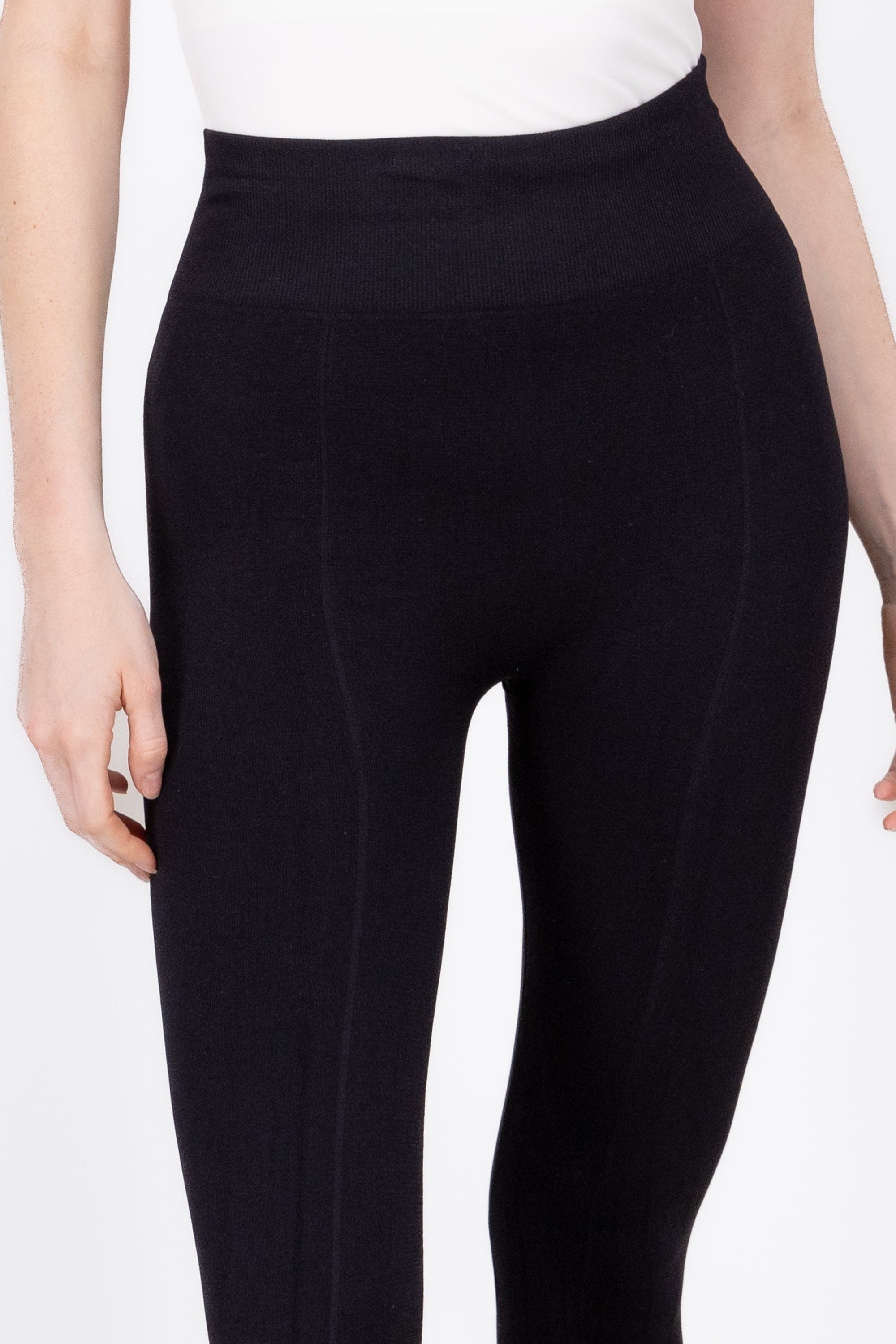 Bell Bottom HighWaisted leggings BLACK