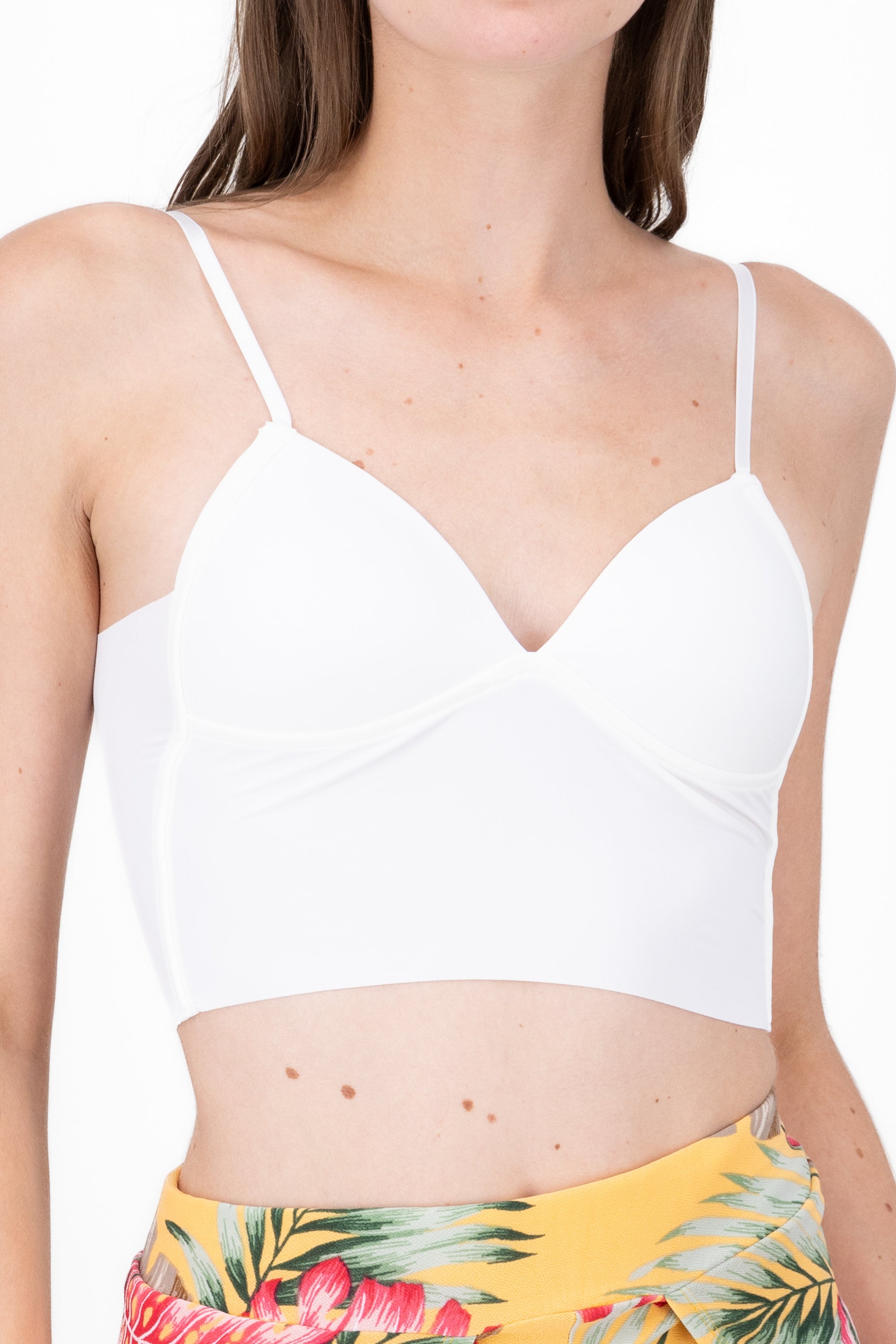 Basic Bustier Top WHITE