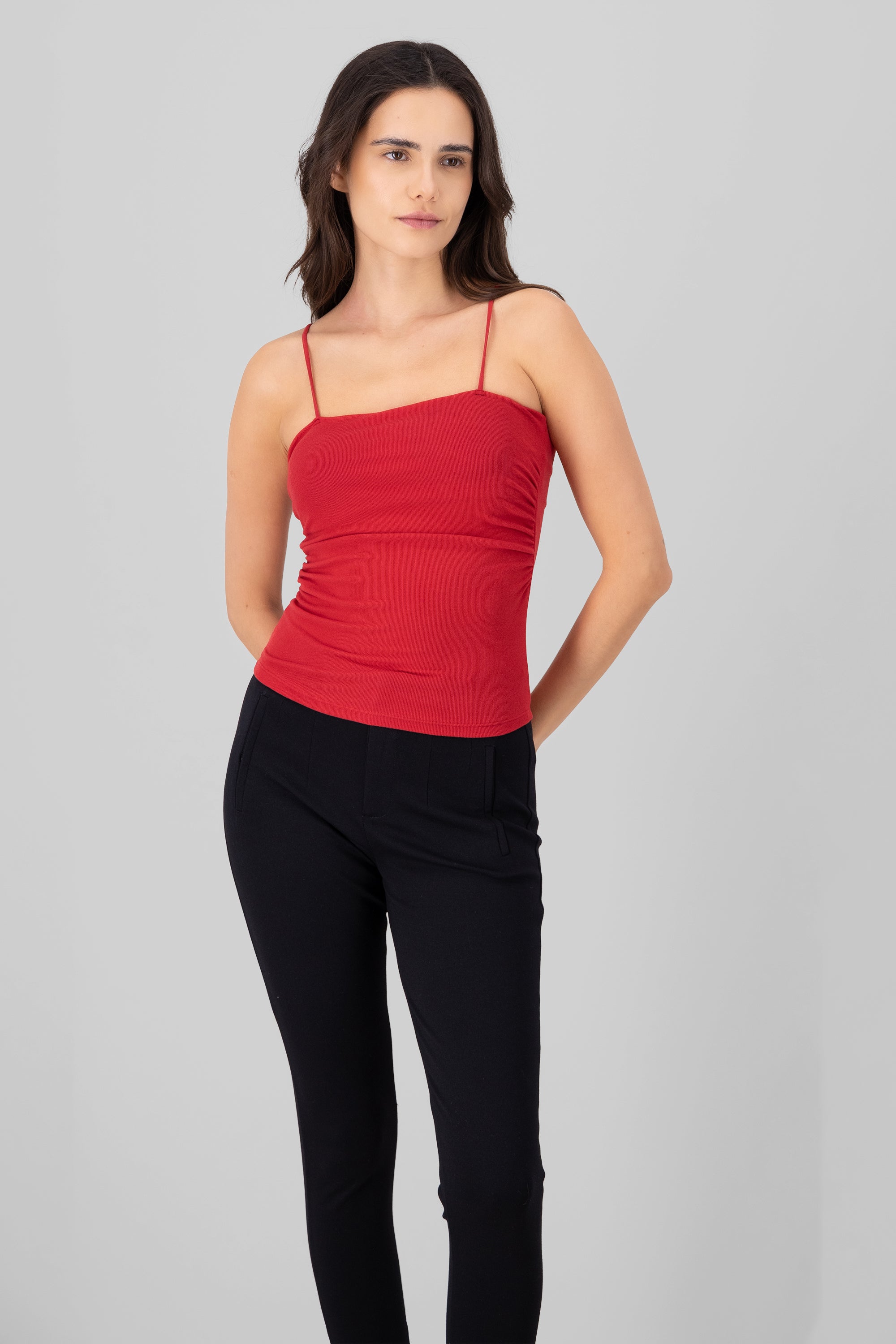 Basic Long Tank RED