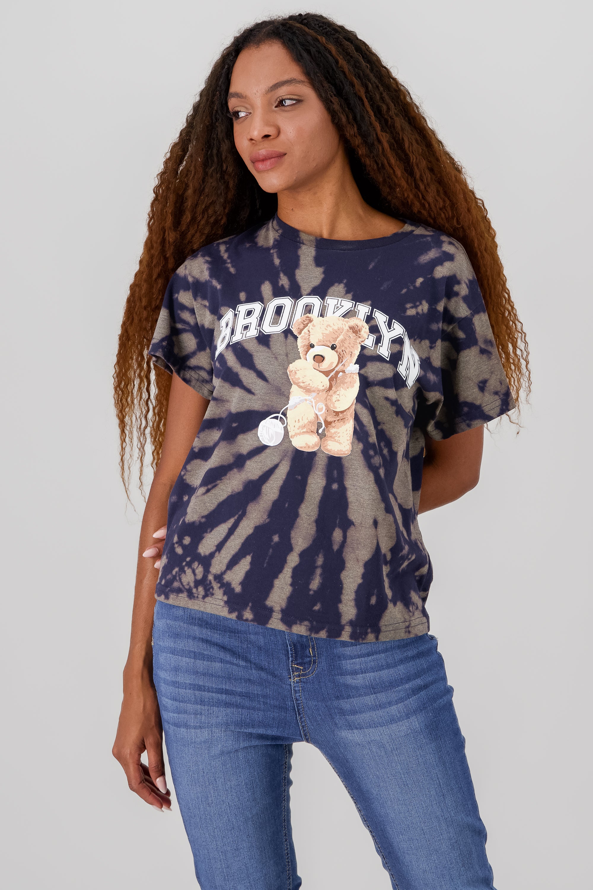 Brooklyn Teddy Graphic TShirt NAVY