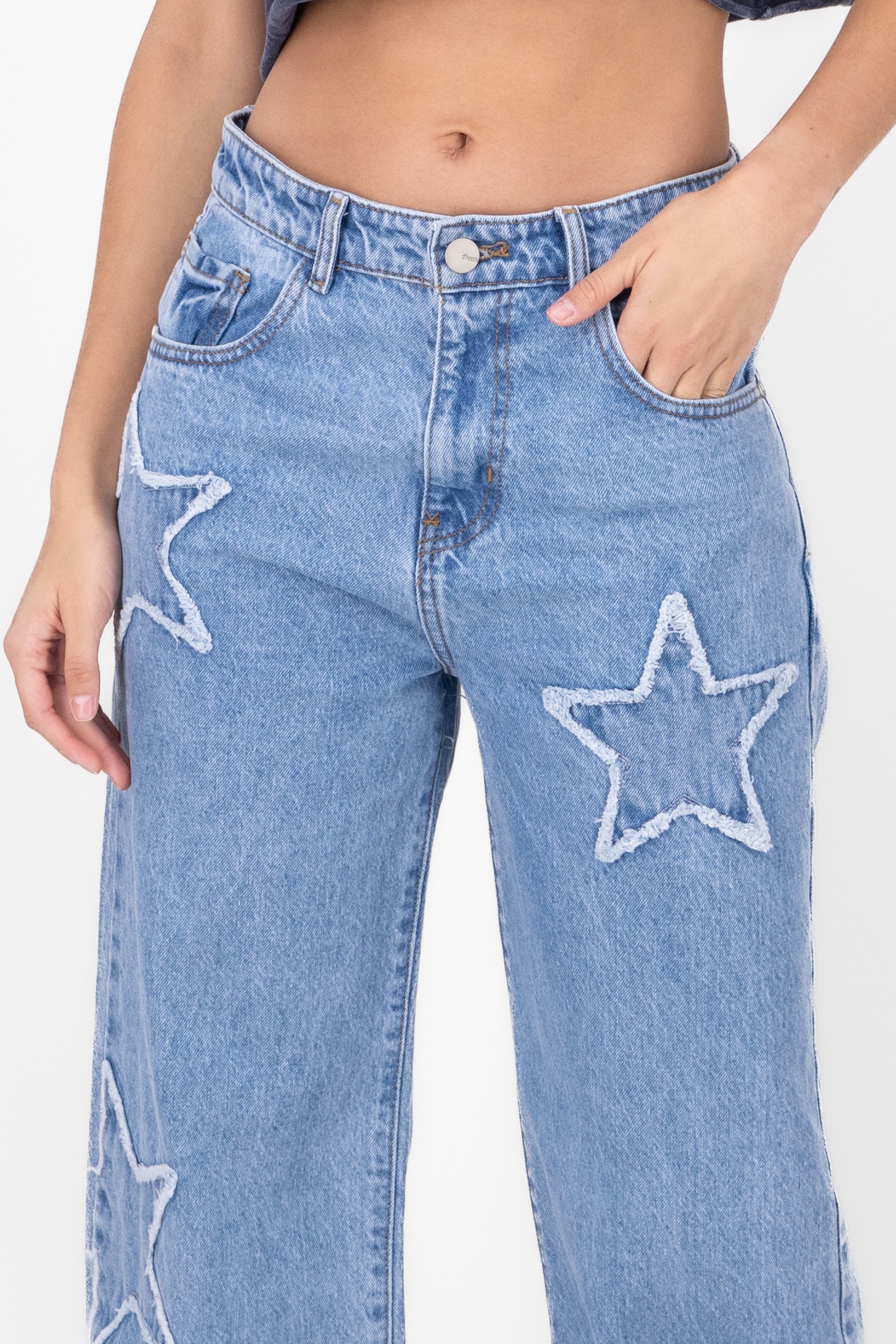 Starry MidRise Jeans LIGHT WASH