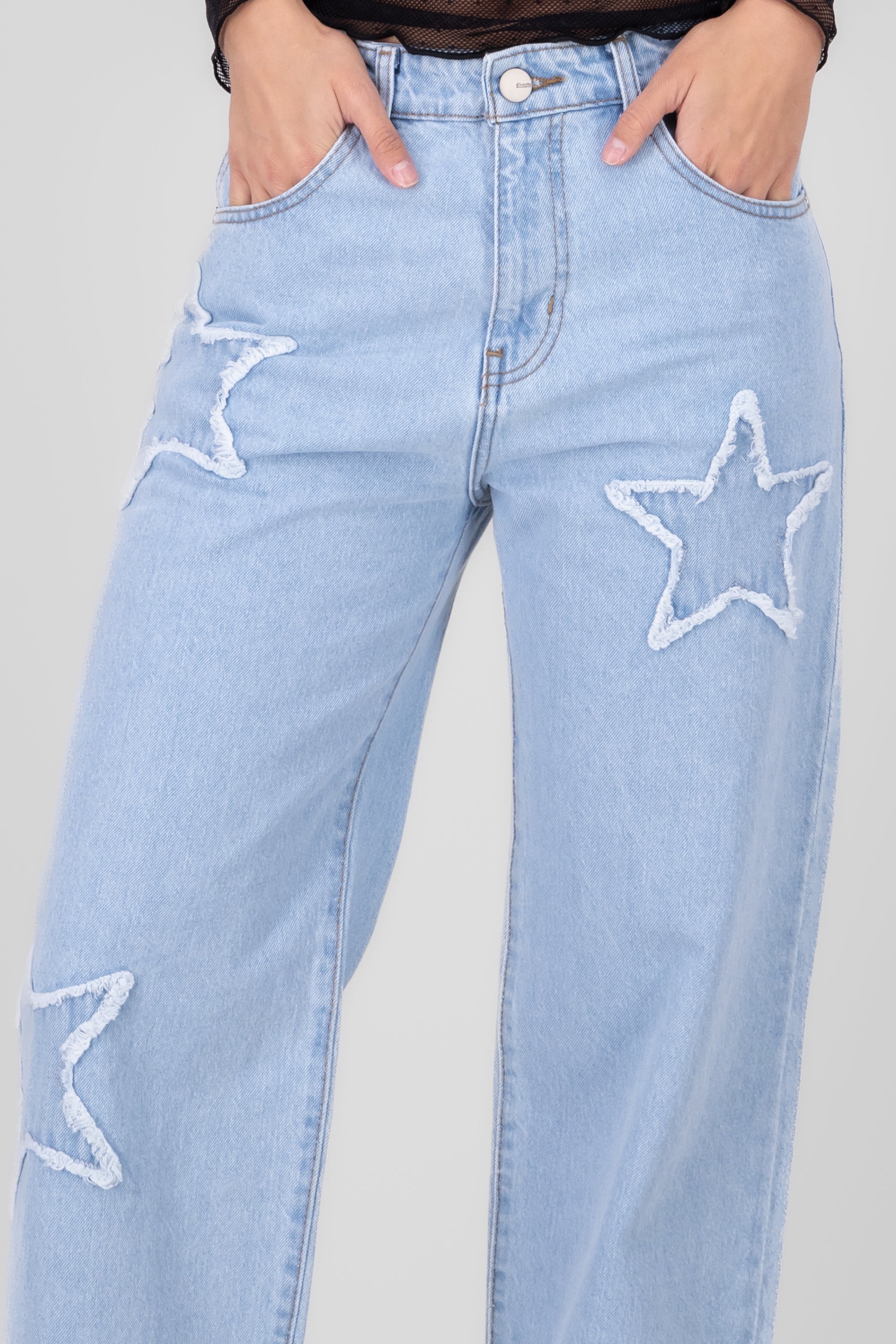 Starry MidRise Jeans BLEACHED