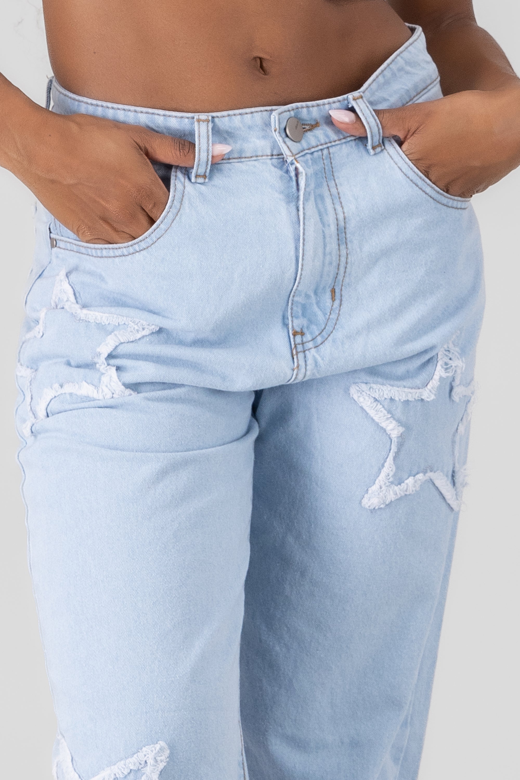 Starry MidRise Jeans SUPER BLEACHED