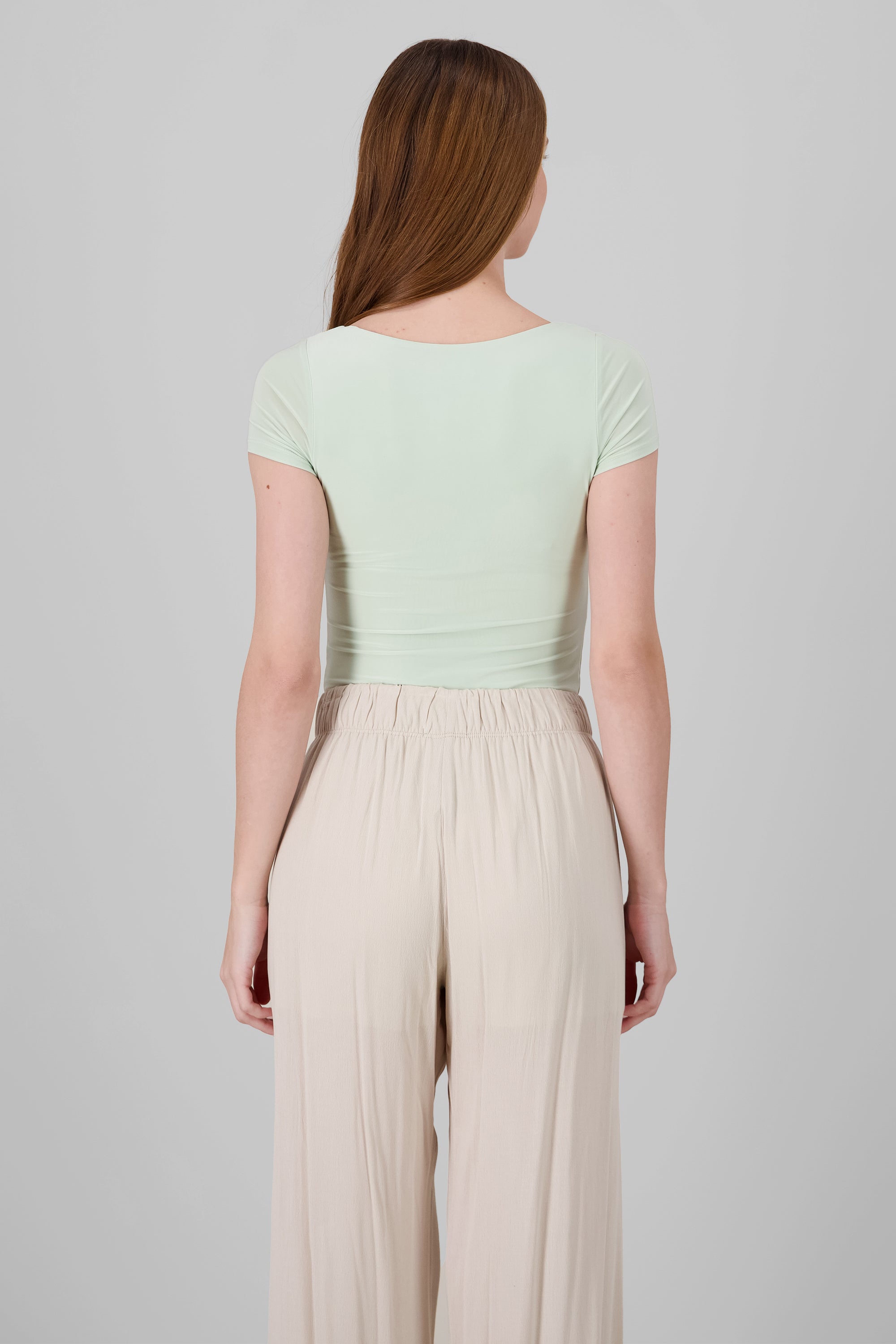 SquareNeckline Basic Bodysuit MINT