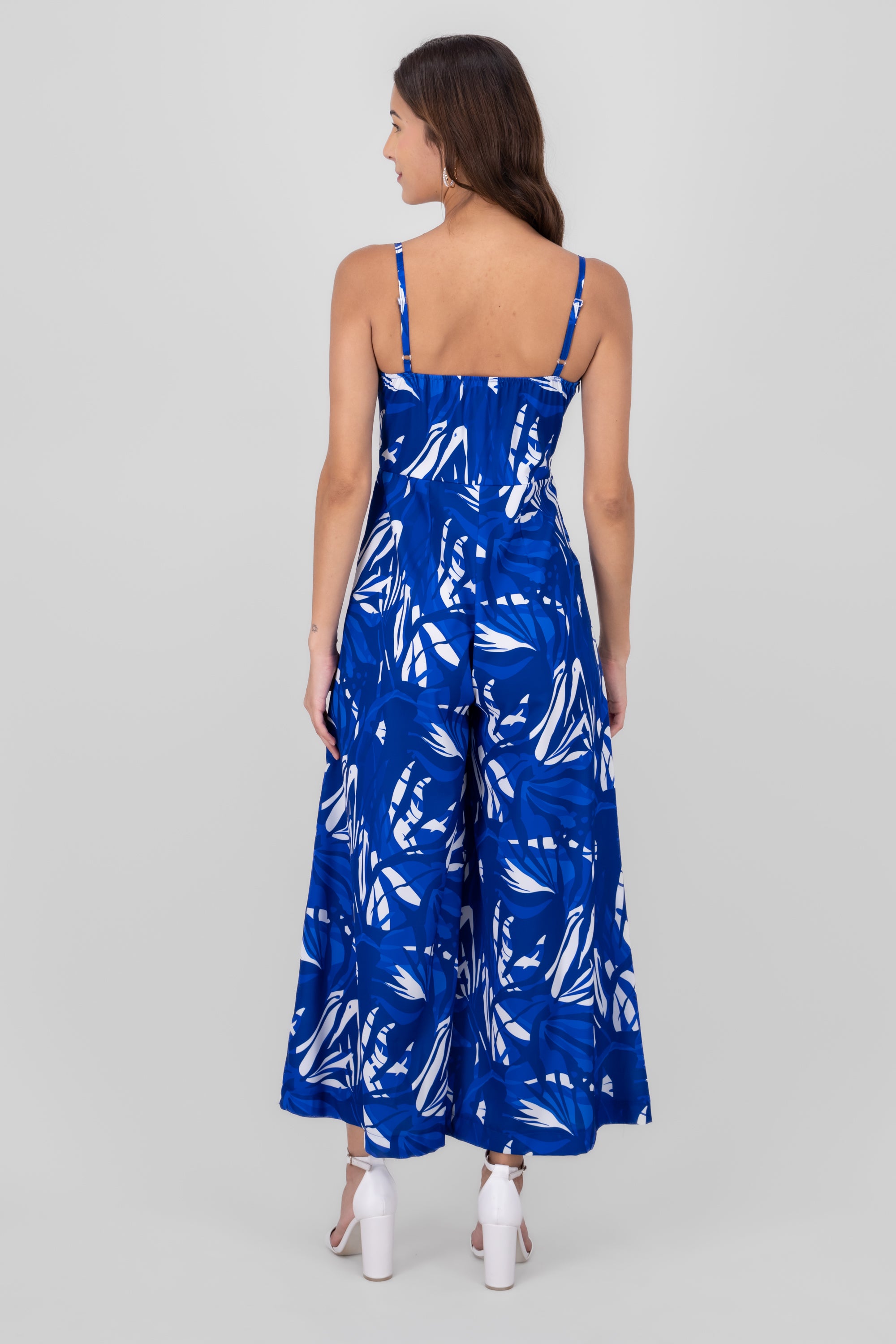 On Vacay Tropical Jumpsuit BLUE COMBO