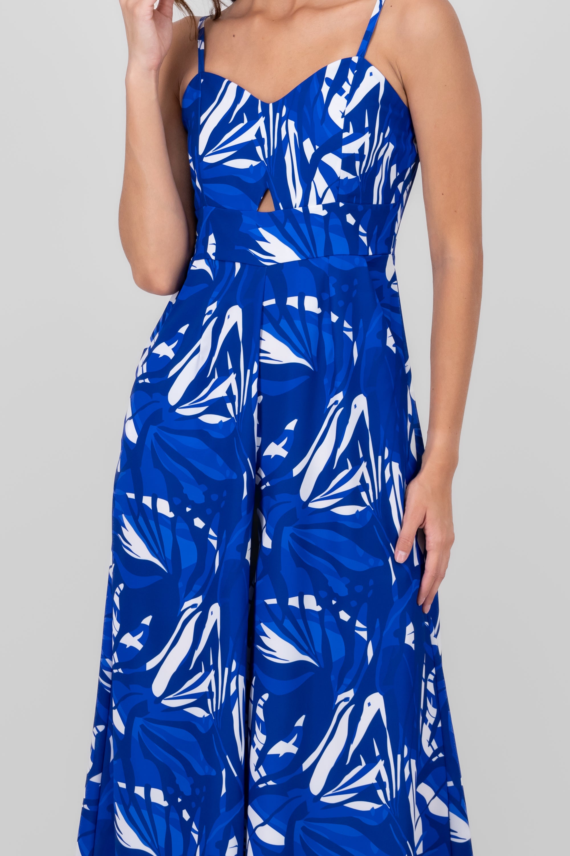 On Vacay Tropical Jumpsuit BLUE COMBO