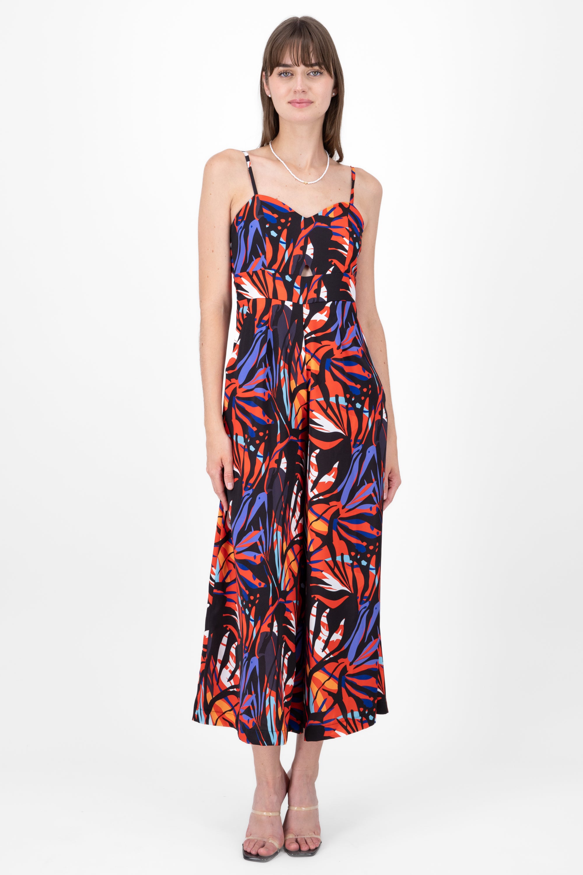 On Vacay Tropical Jumpsuit BLACK