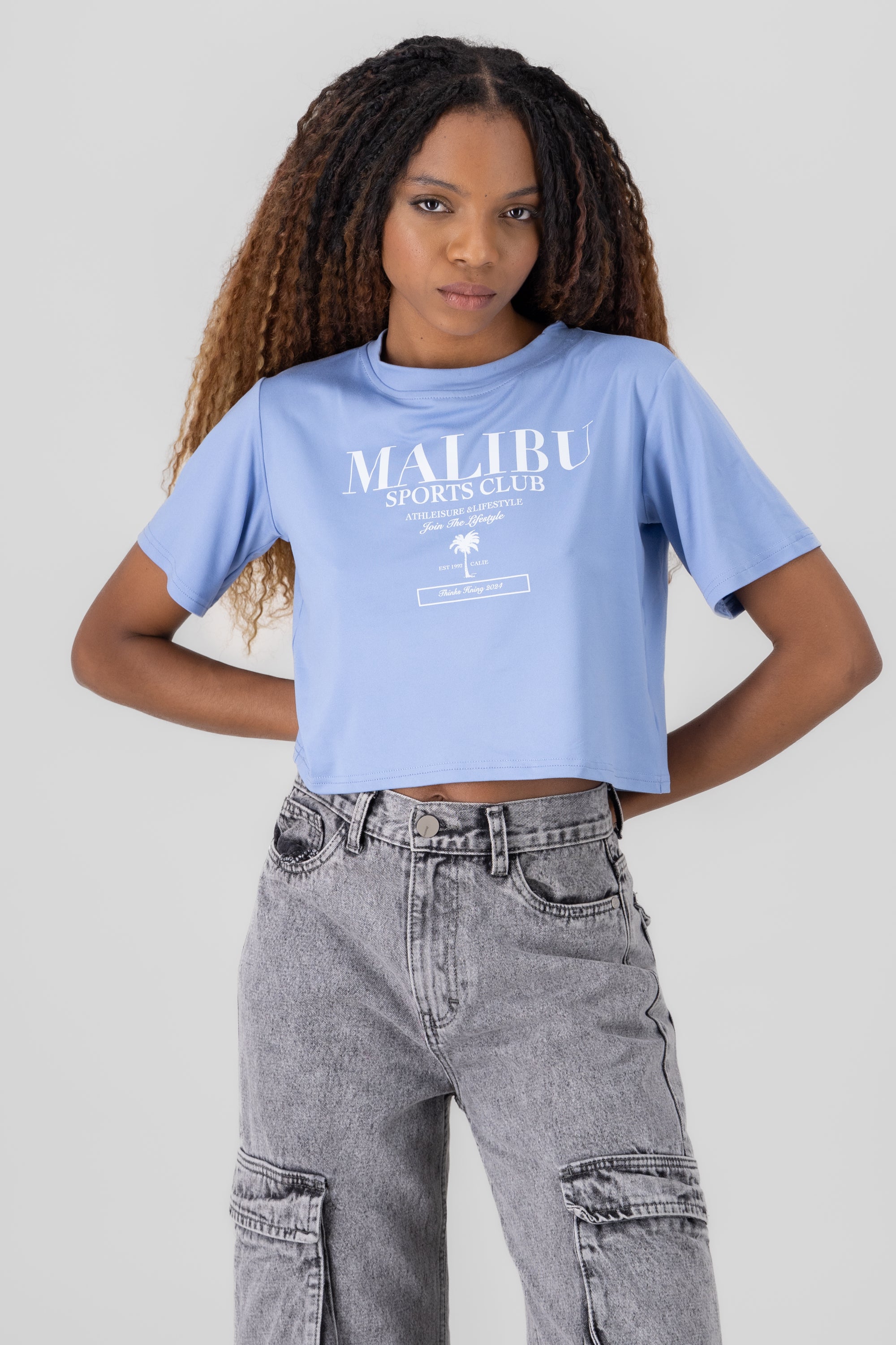 Malibu Sports Club Graphic Tee SKY BLUE