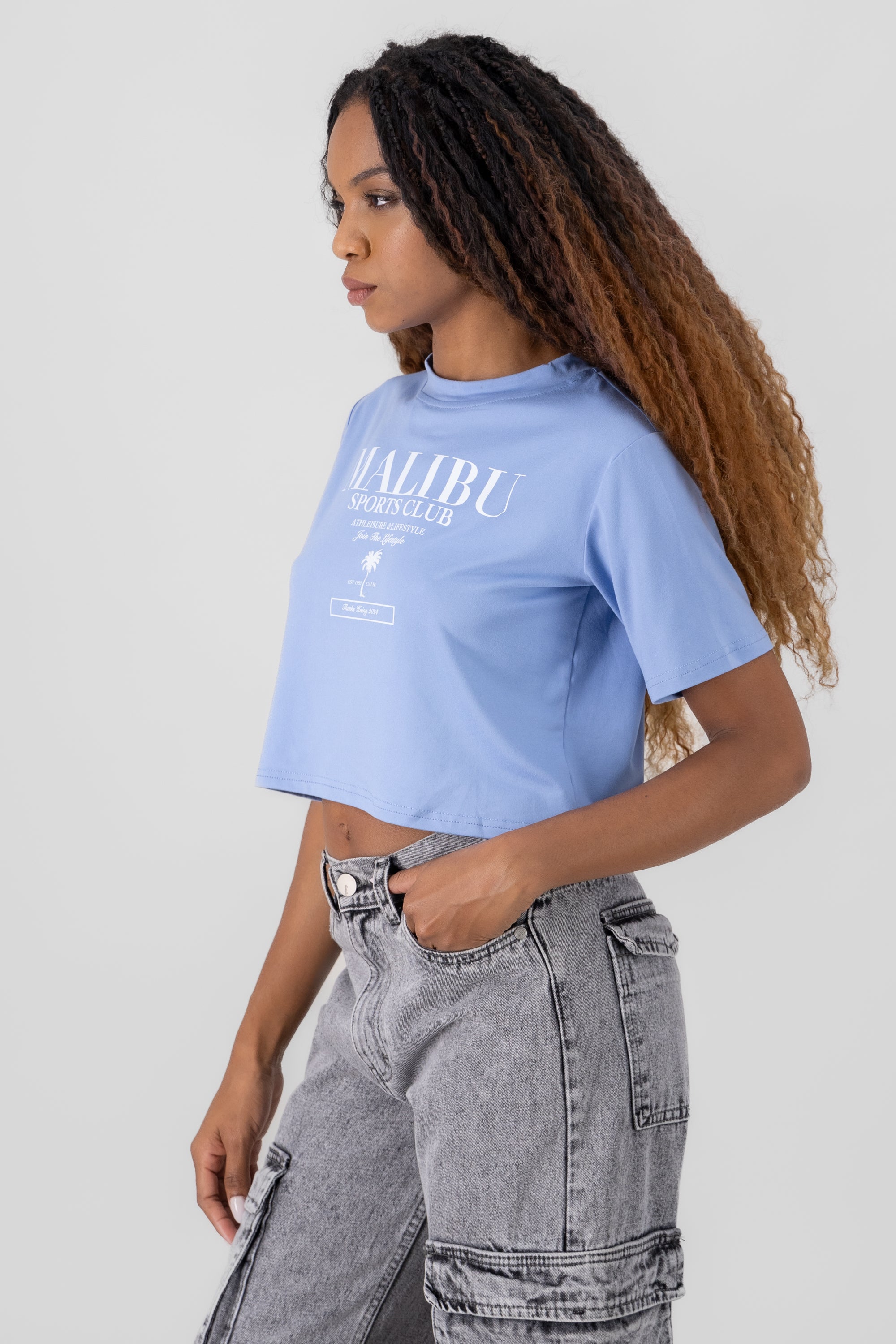 Malibu Sports Club Graphic Tee SKY BLUE