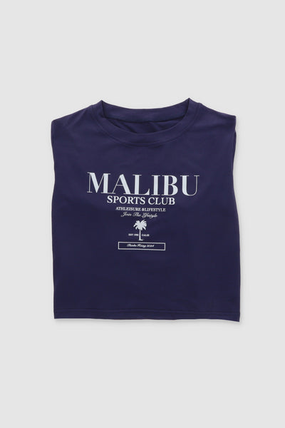 Malibu Sports Club Graphic Tee NAVY COMBO