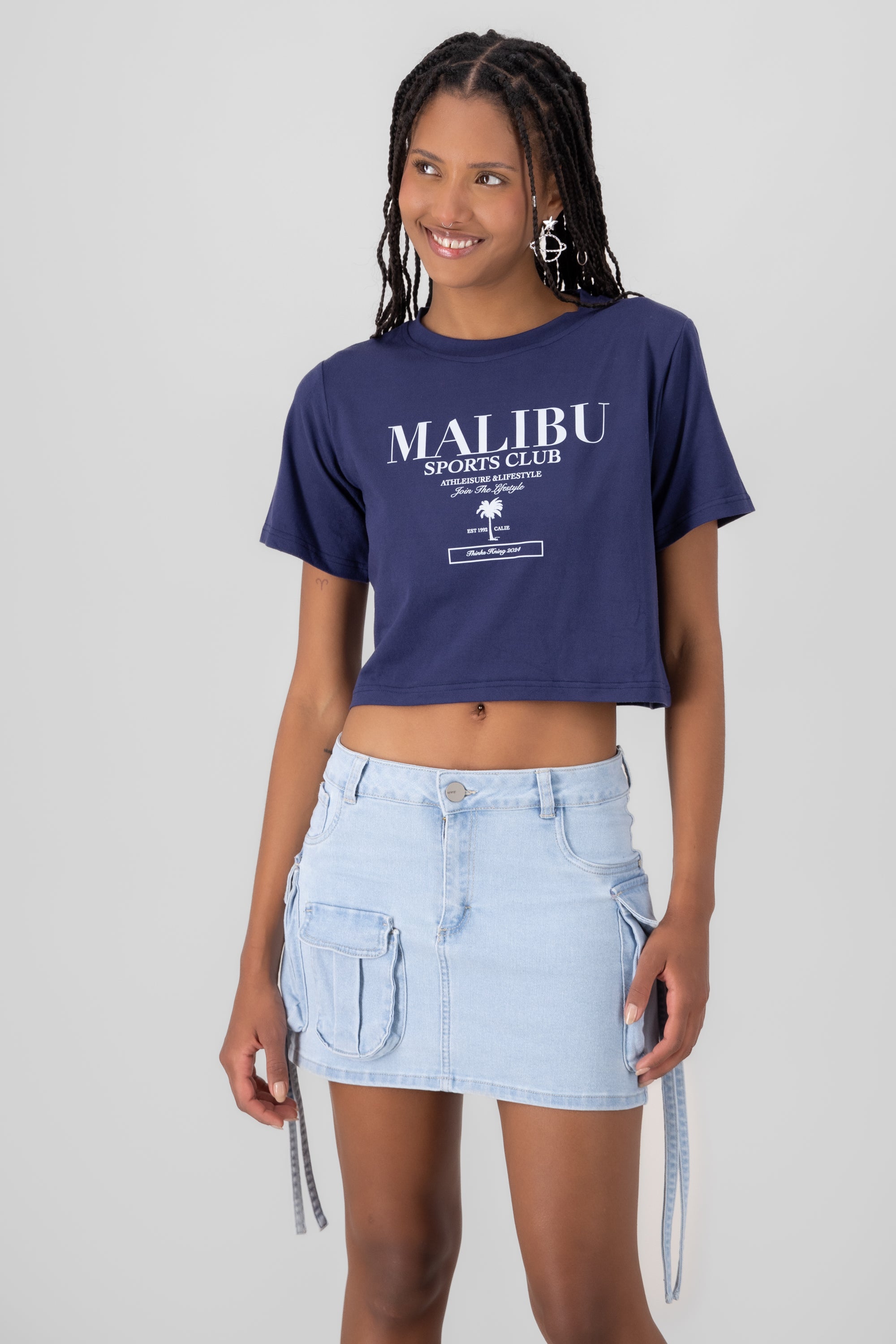 Malibu Sports Club Graphic Tee NAVY COMBO