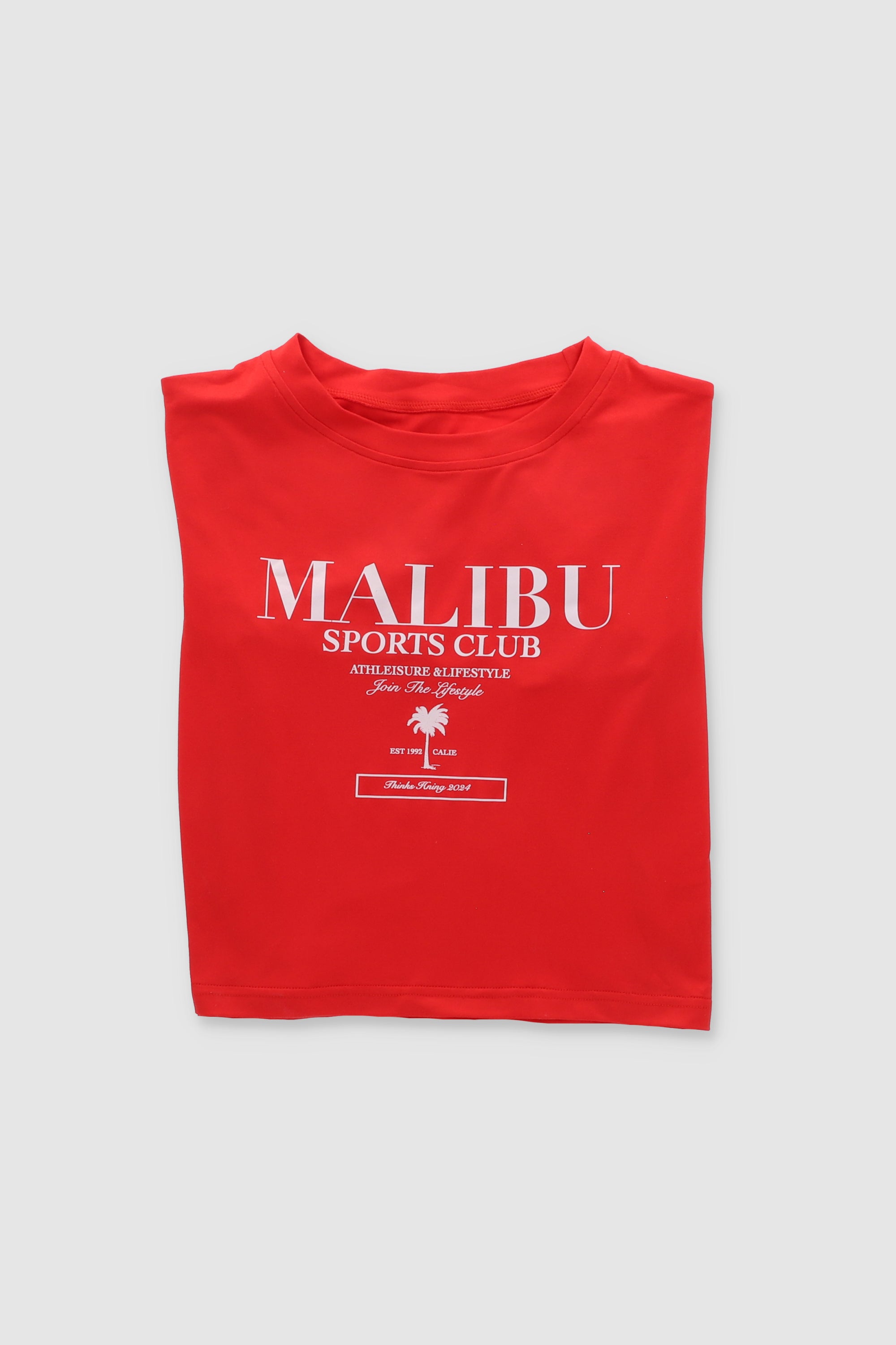 Malibu Sports Club Graphic Tee RED COMBO