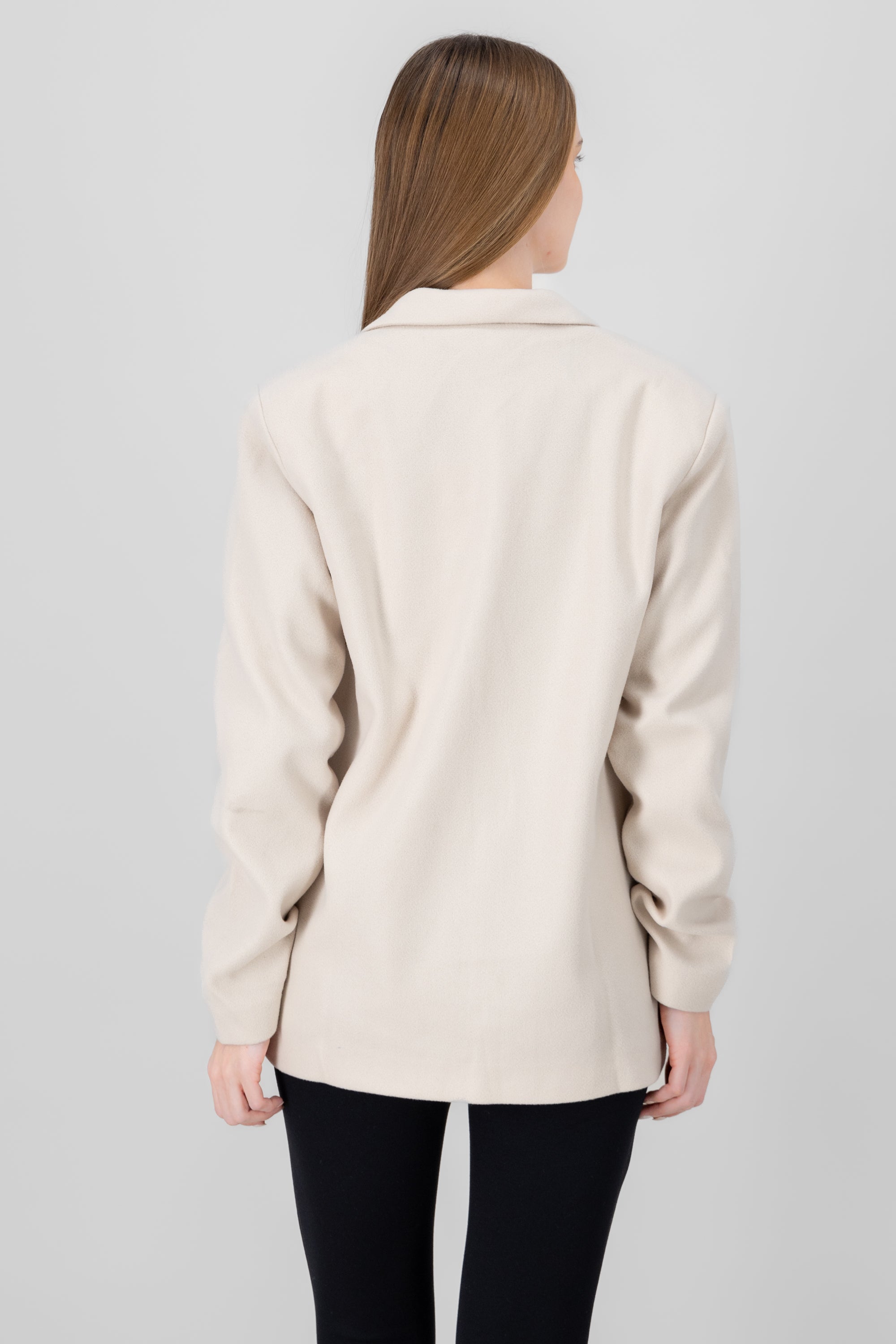 Short Solid Coat BEIGE