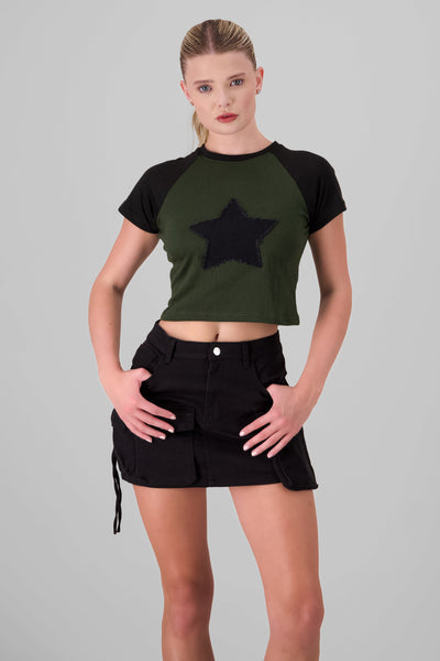 Star T Shirt OLIVE