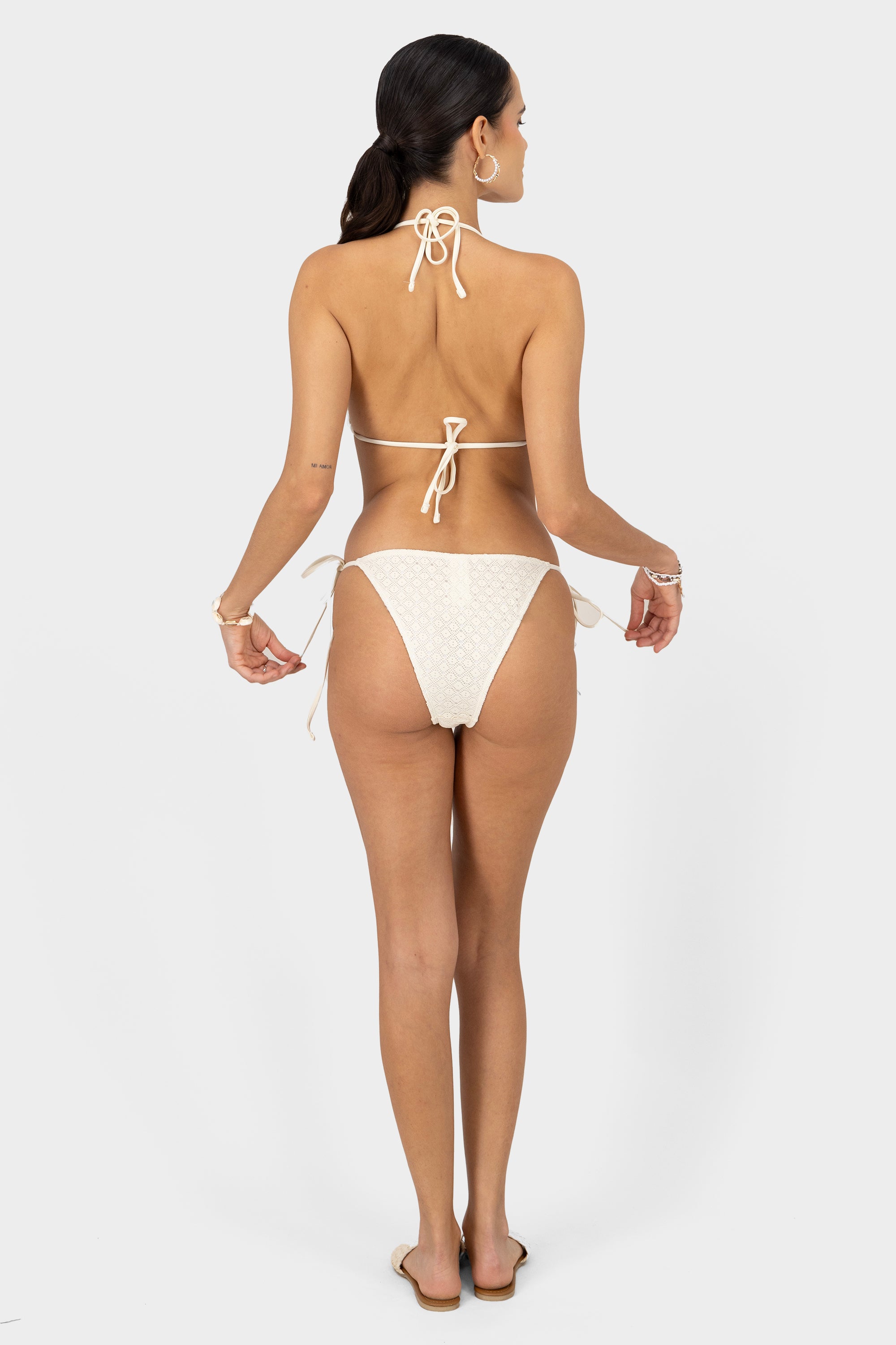 Textured Bikini Set CREAM