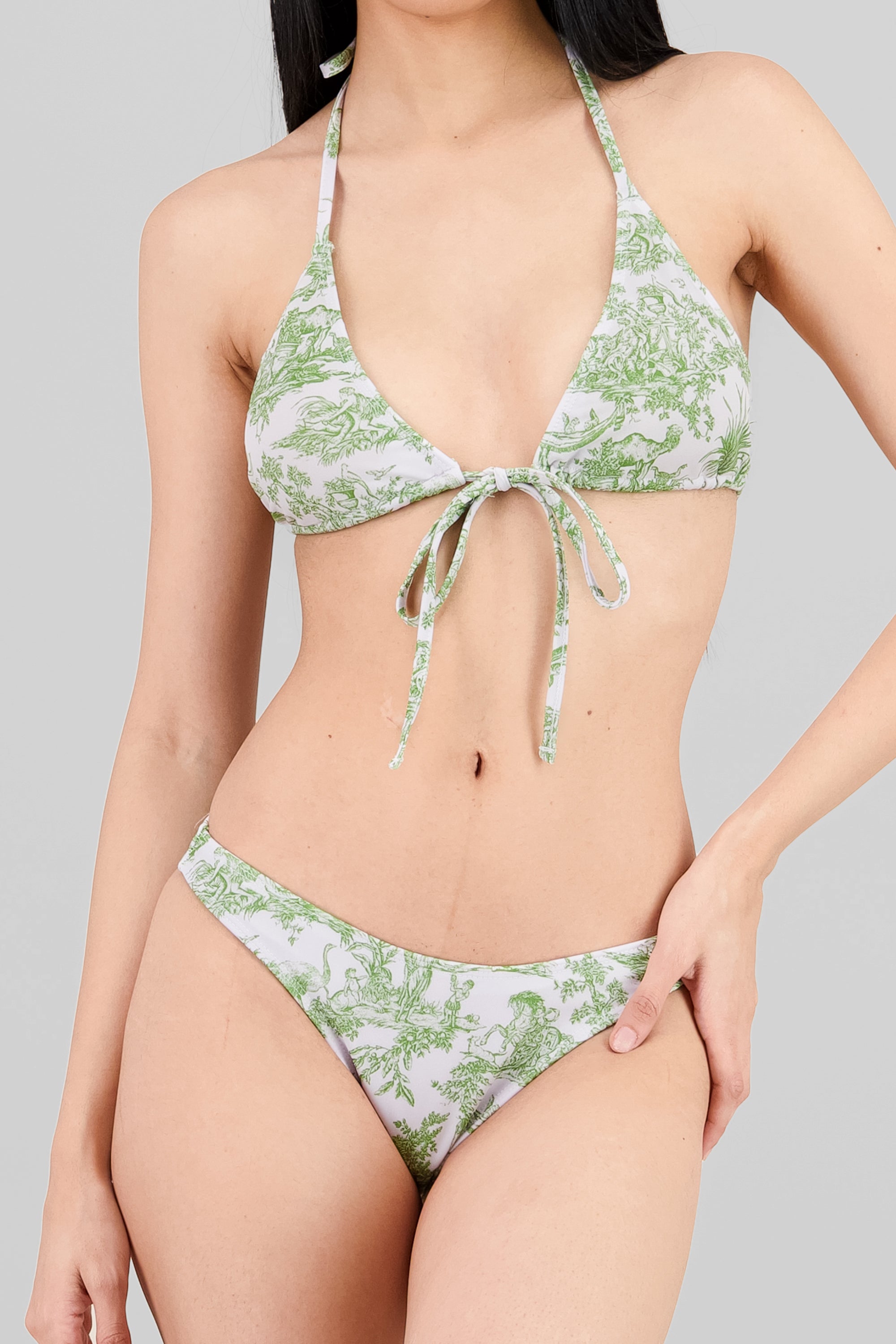 Printed Bikini GREEN COMBO