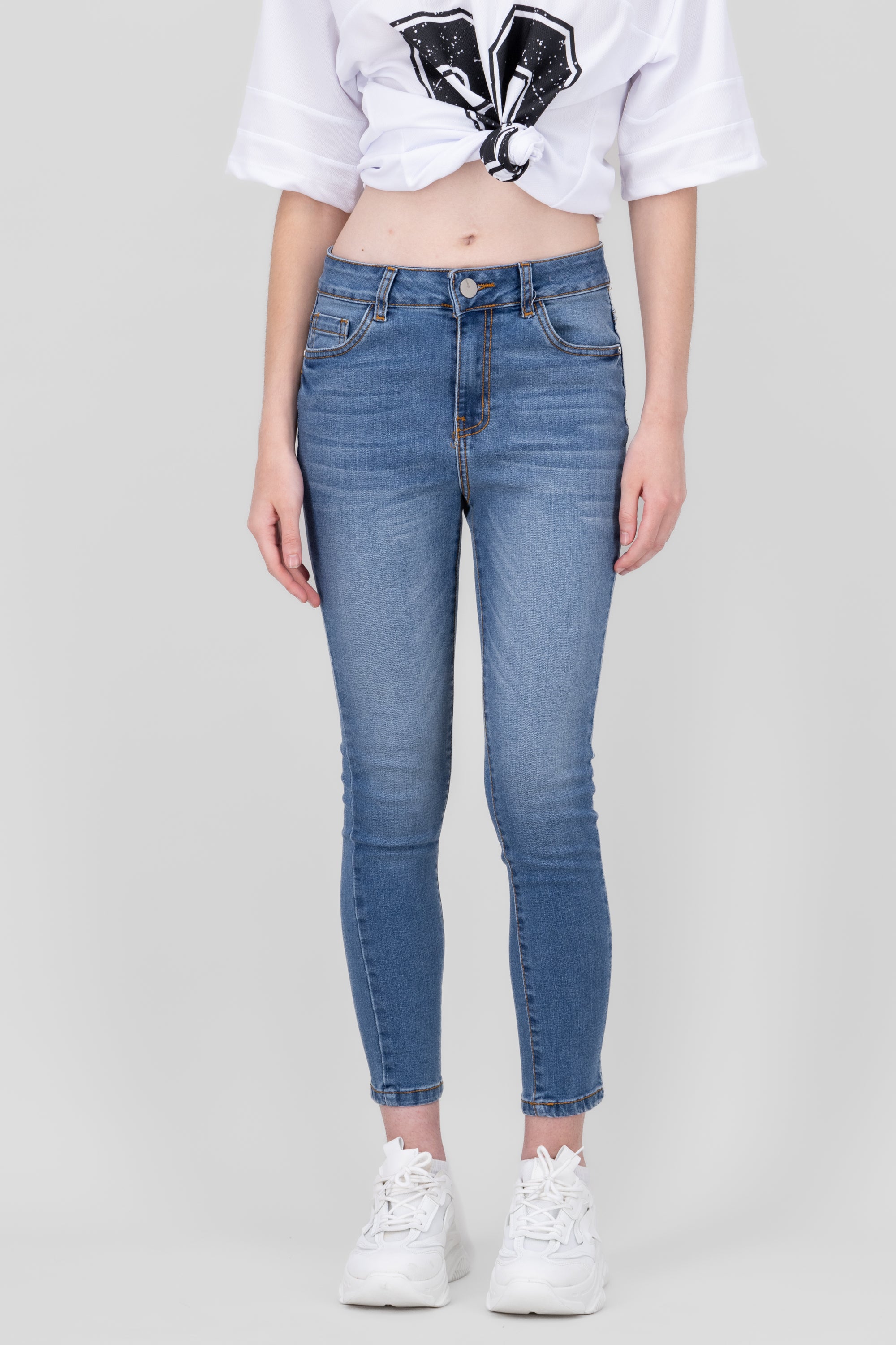 Basic Skinny Jeans MEDIUM WASH