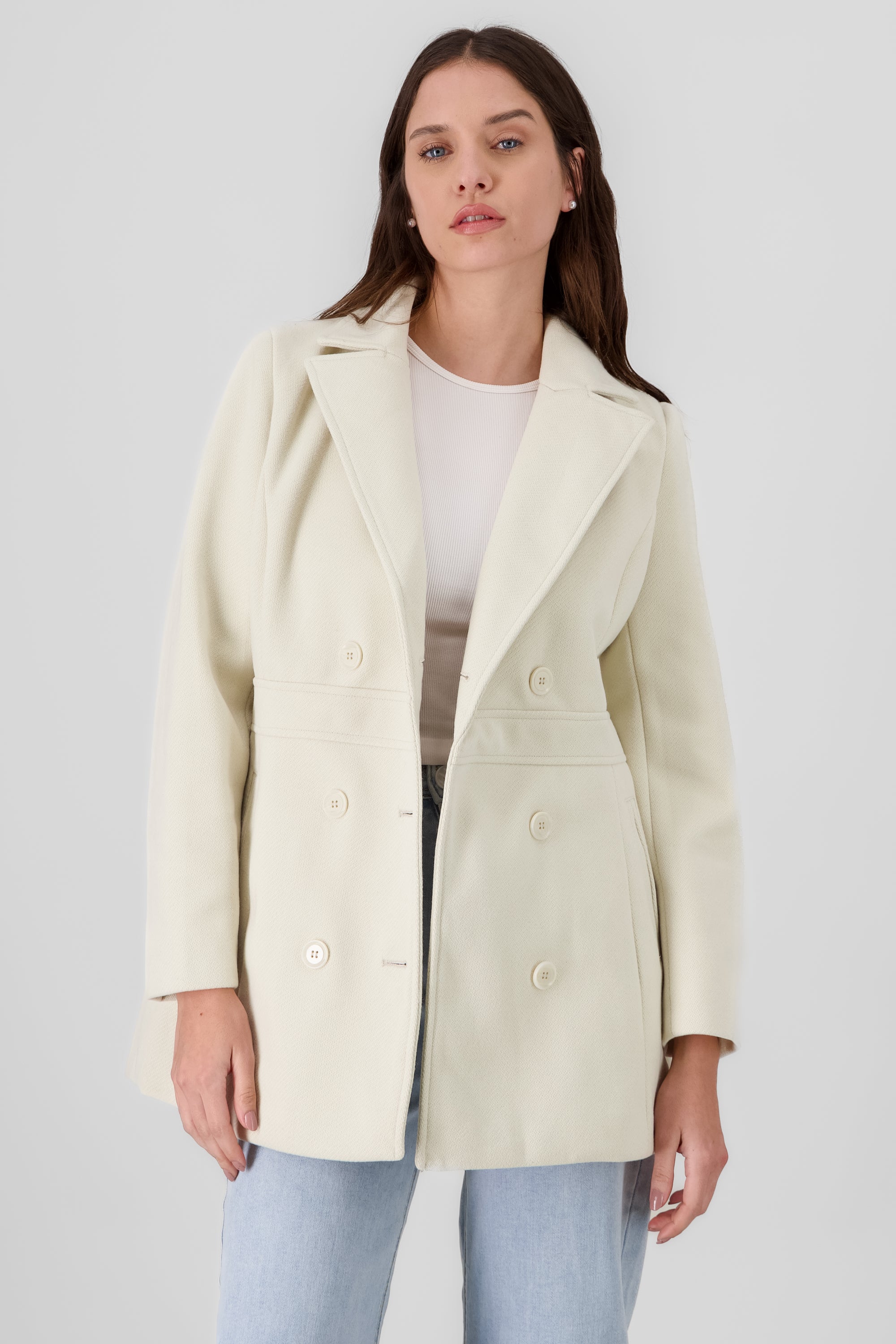 Buttons Coat IVORY