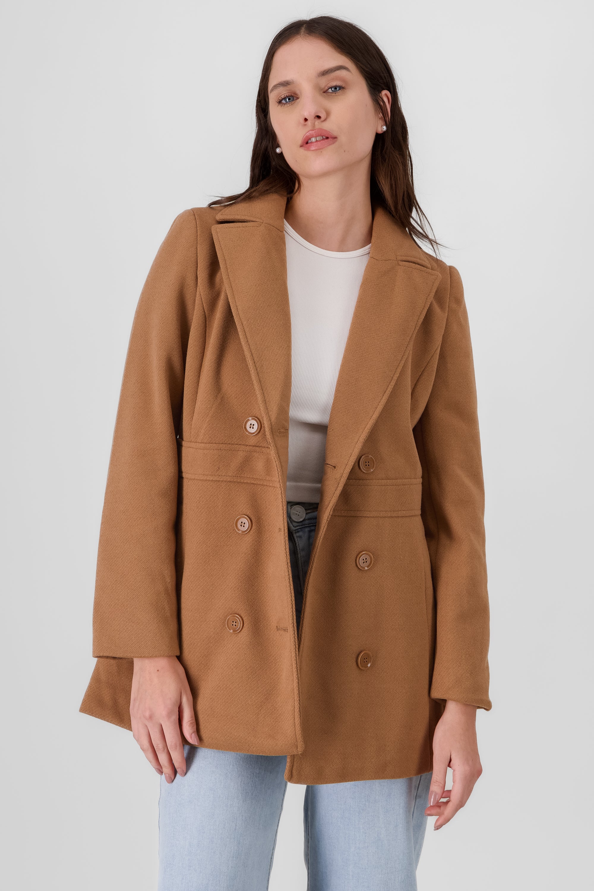 Buttons Coat CAMEL